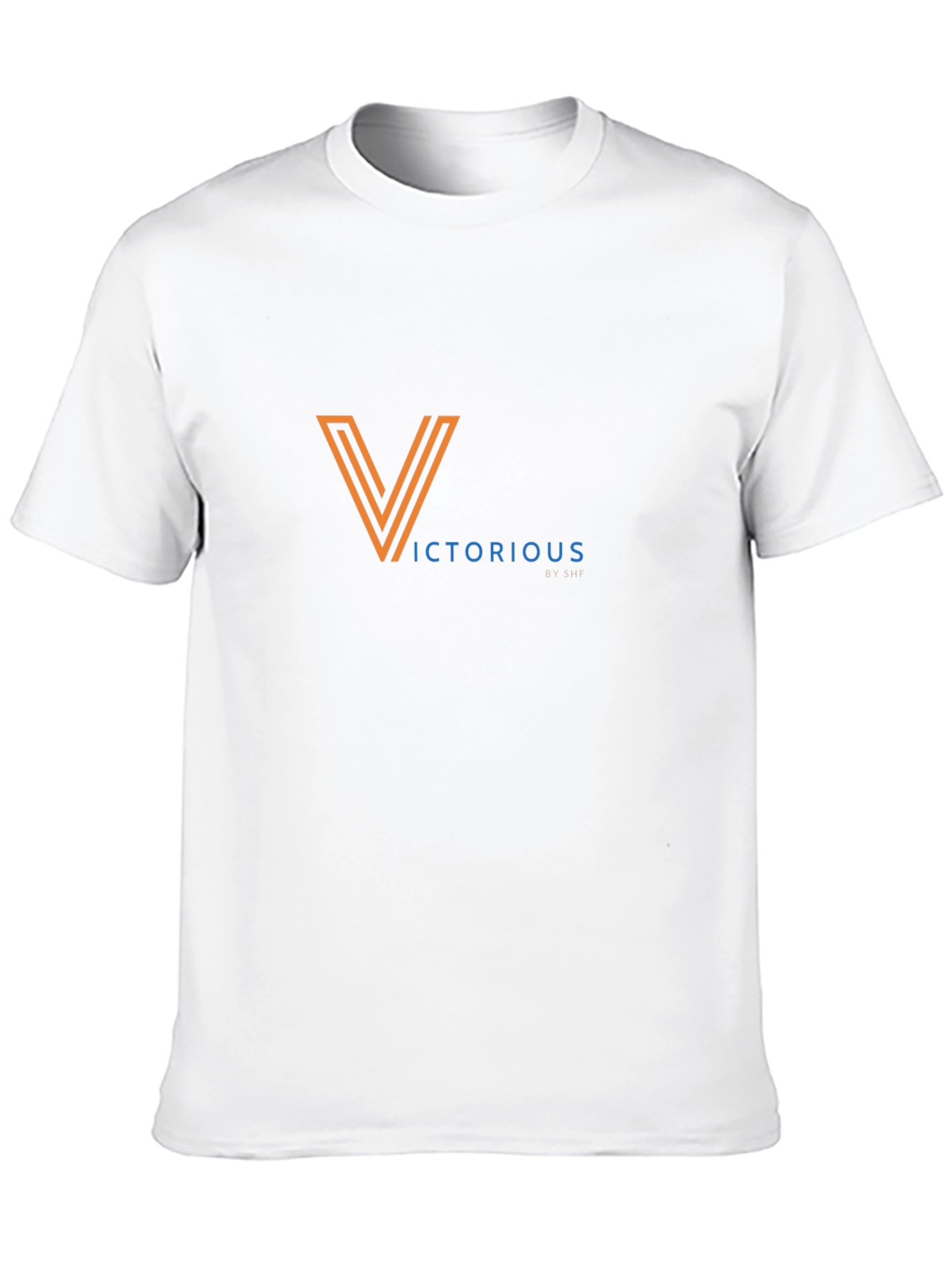 Black Victorious Tri-Line V Logo Black T-Shirt view 10
