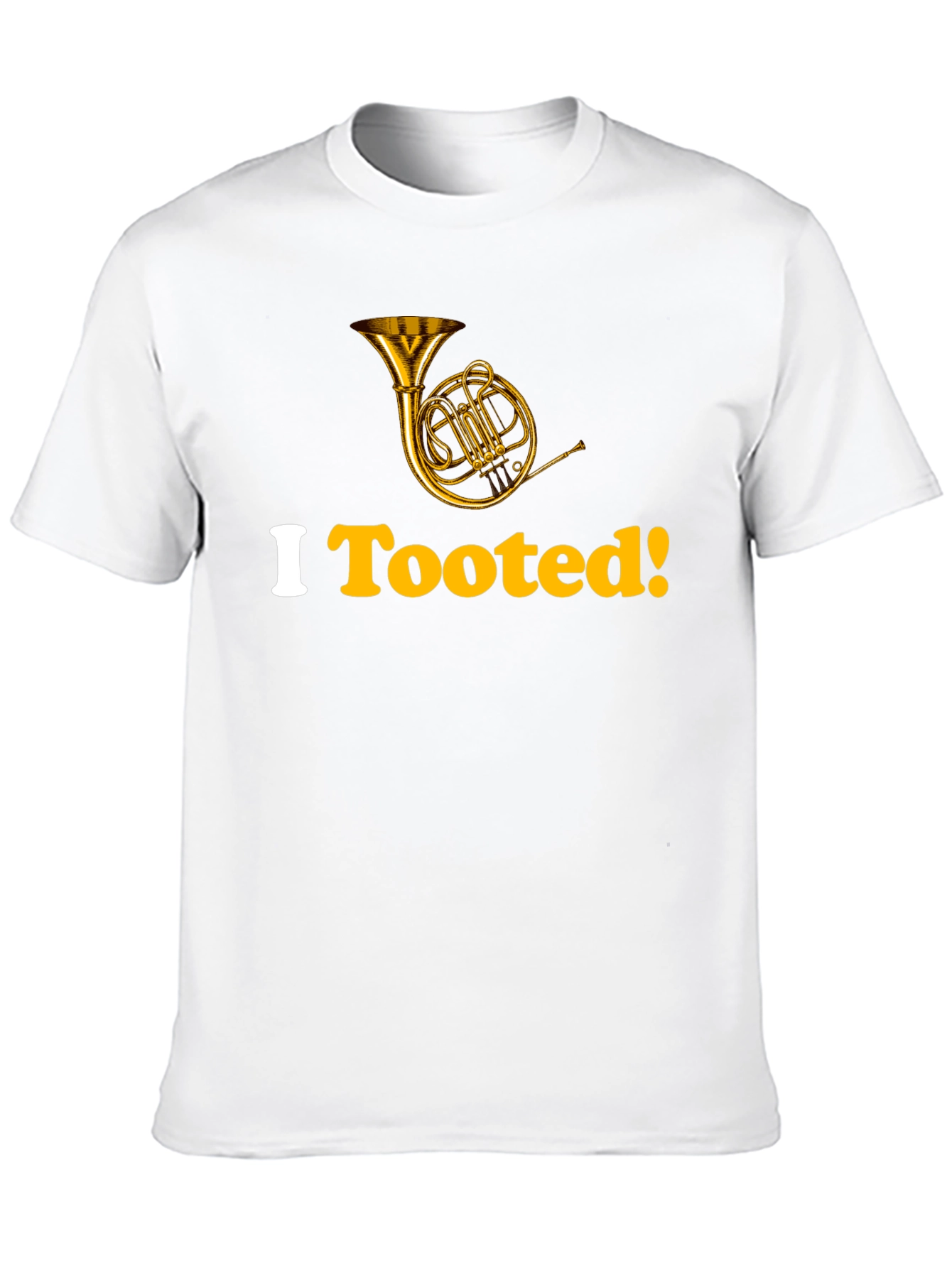 Black I Tooted Horn Funny Musician T-Shirt view 10