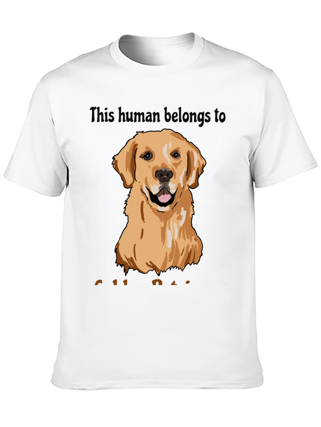 Black Golden Retriever Dog Lover T-Shirt view 10