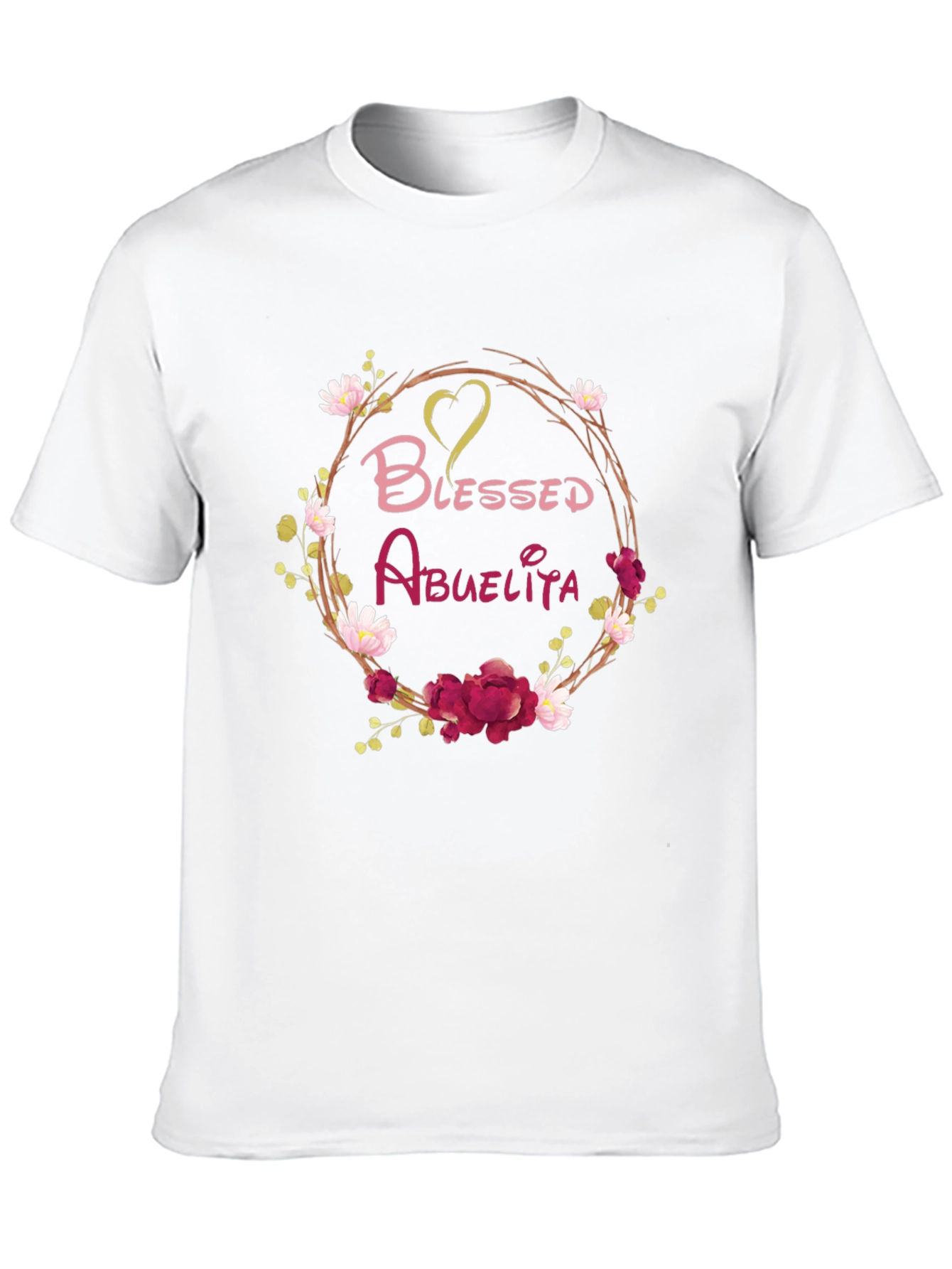 Black Blessed Abuelita Floral T-Shirt view 10