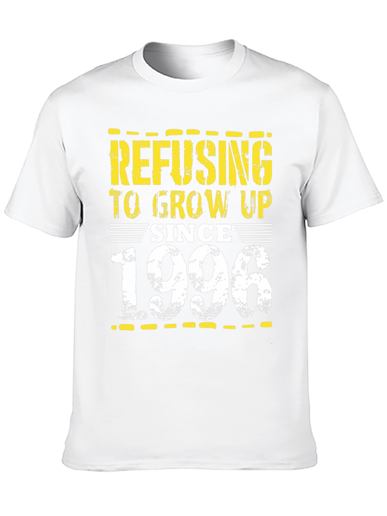 Black Refusing to Grow Up Since 1996 Black T-Shirt view 10