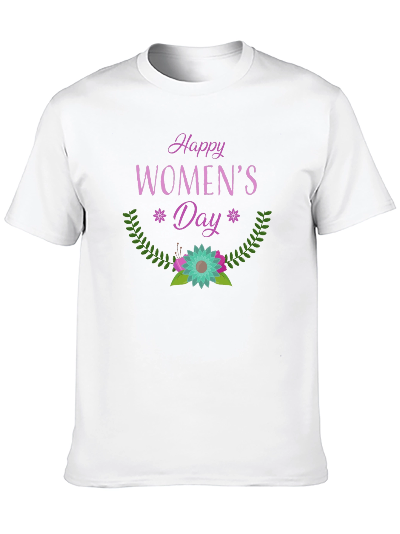 Black Happy Women's Day Graphic Tee view 10