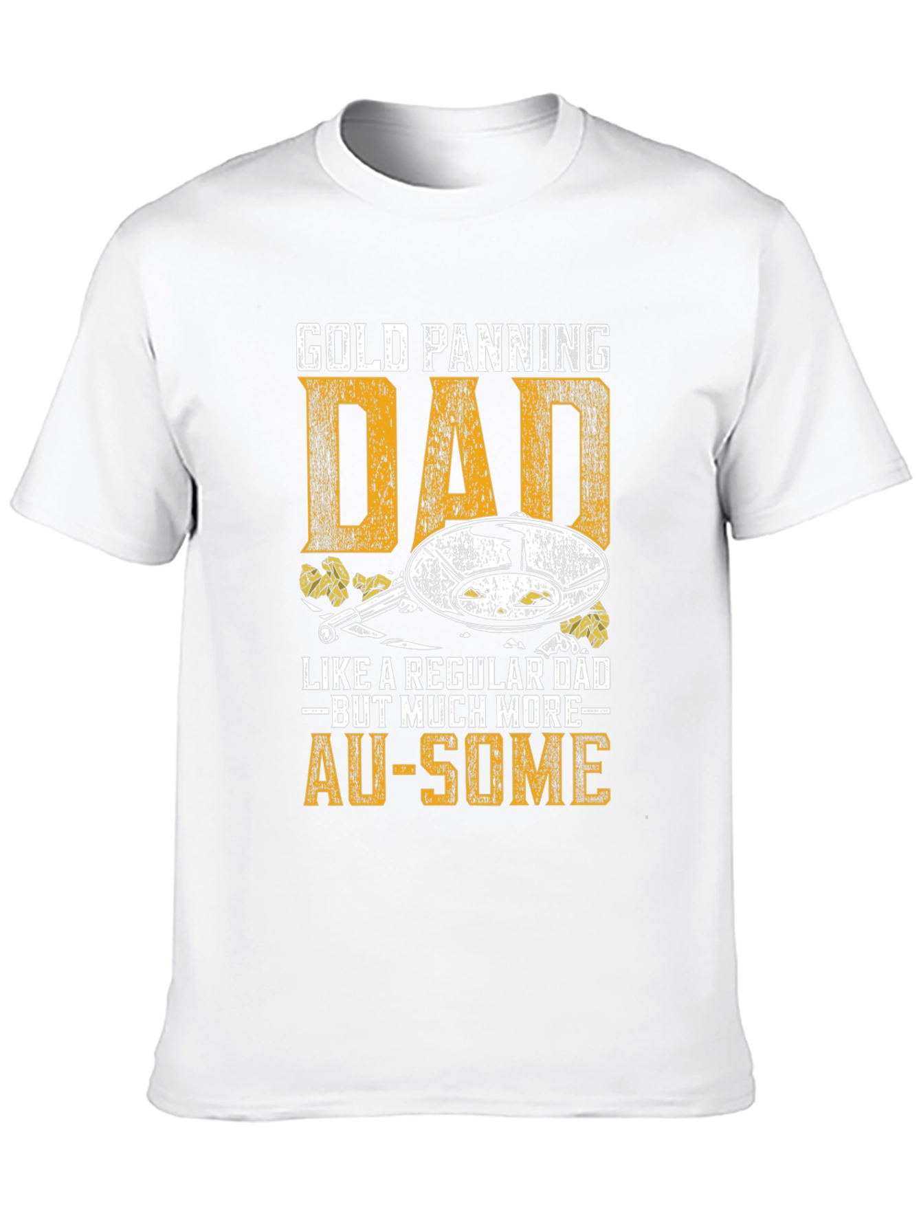 Black Gold Panning Dad T-Shirt - AU-SOME Gift for Gold Miners view 10