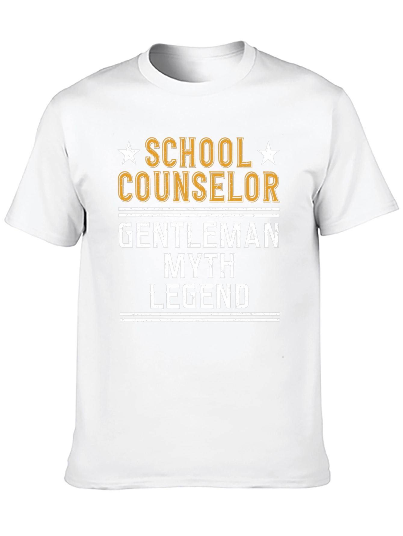 Black School Counselor Gentleman T-Shirt view 10