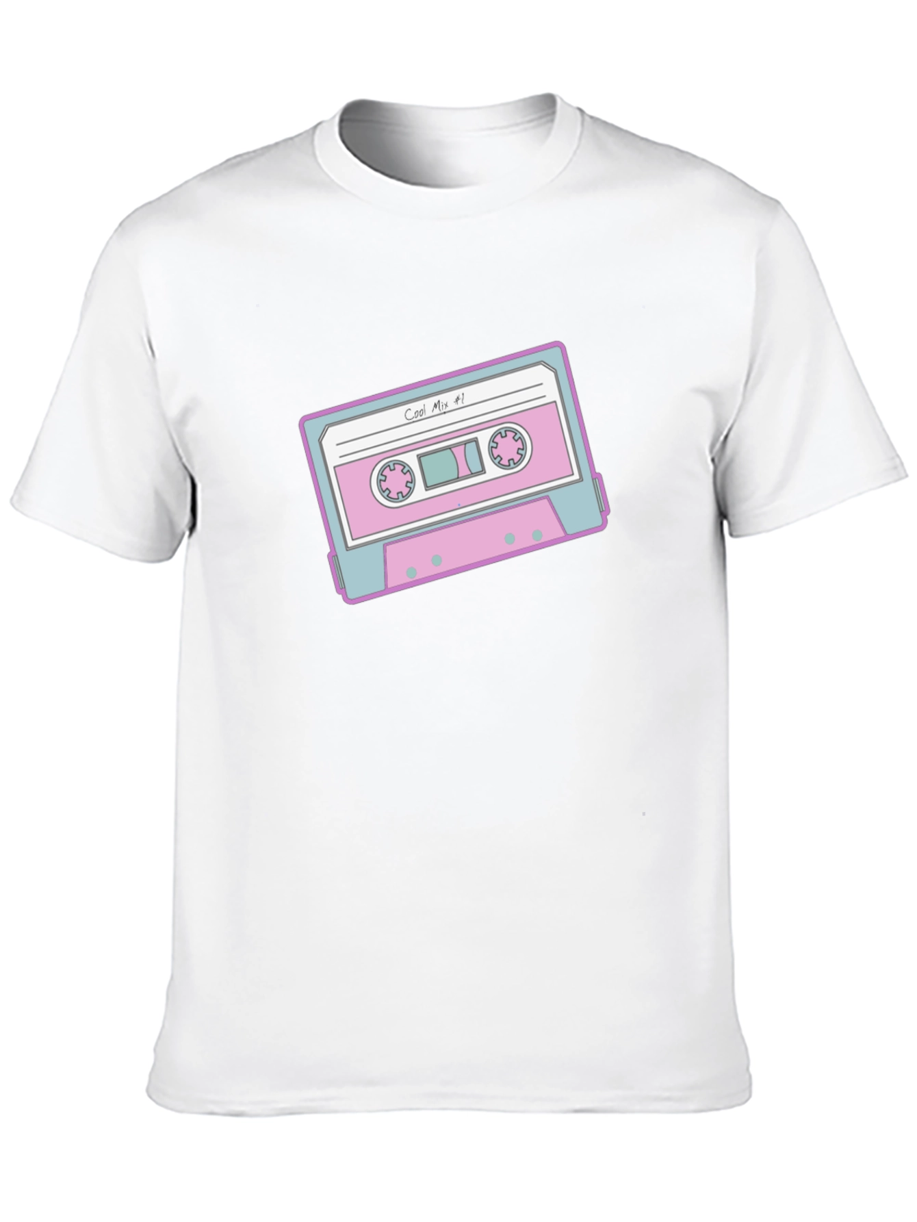 Black Retro Cassette Tape Graphic Tee view 10