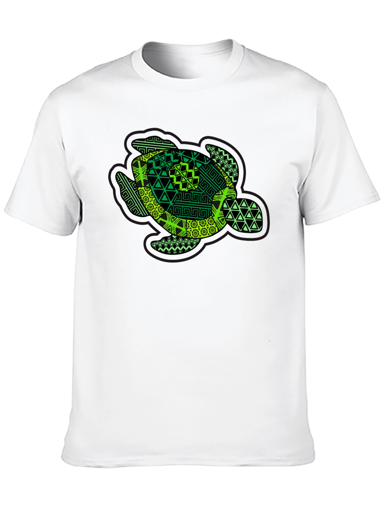 Black Turtle Graphic Black T-Shirt view 10