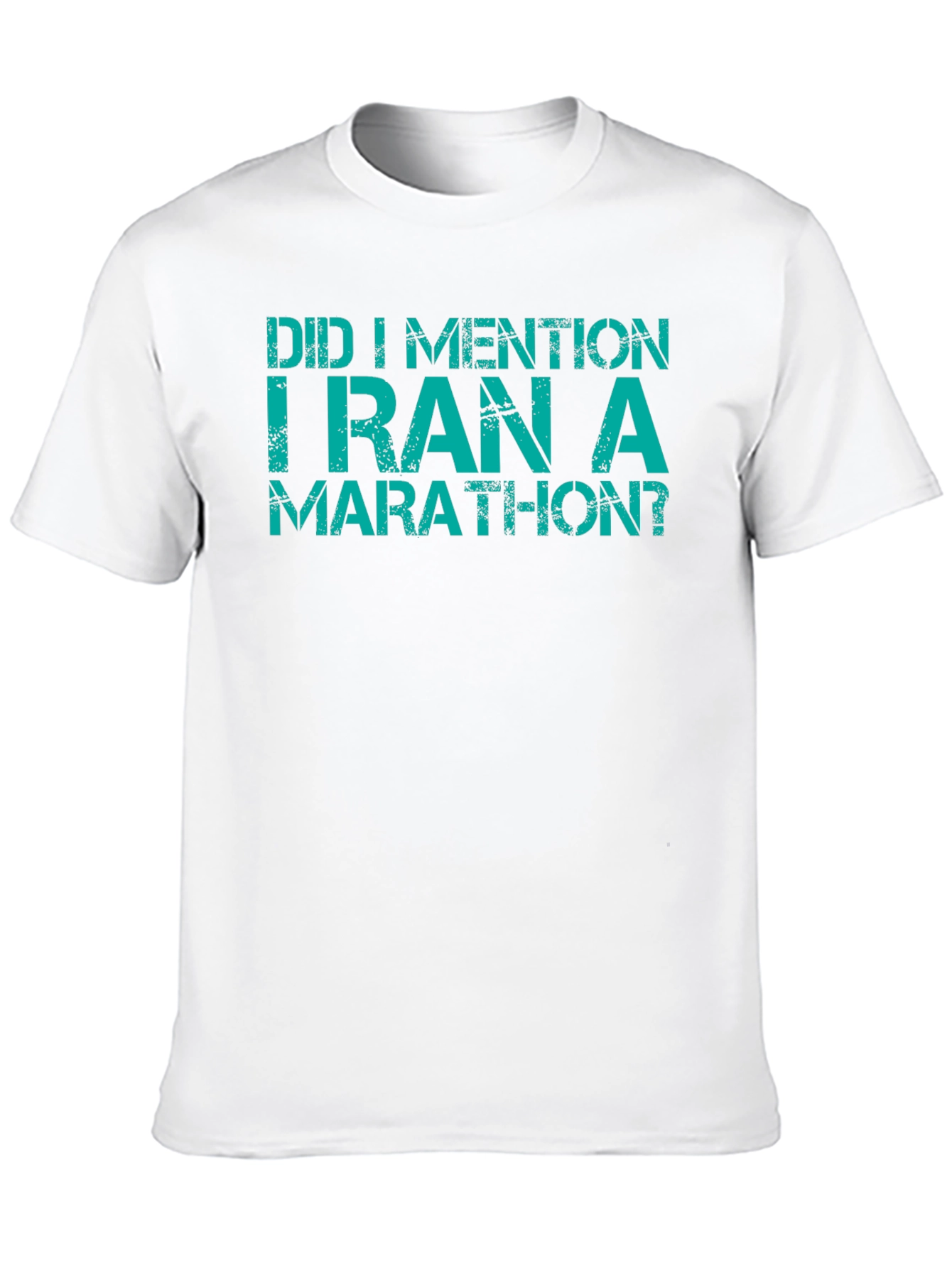 Black Funny Marathon T-Shirt - "Did I Mention?" view 10