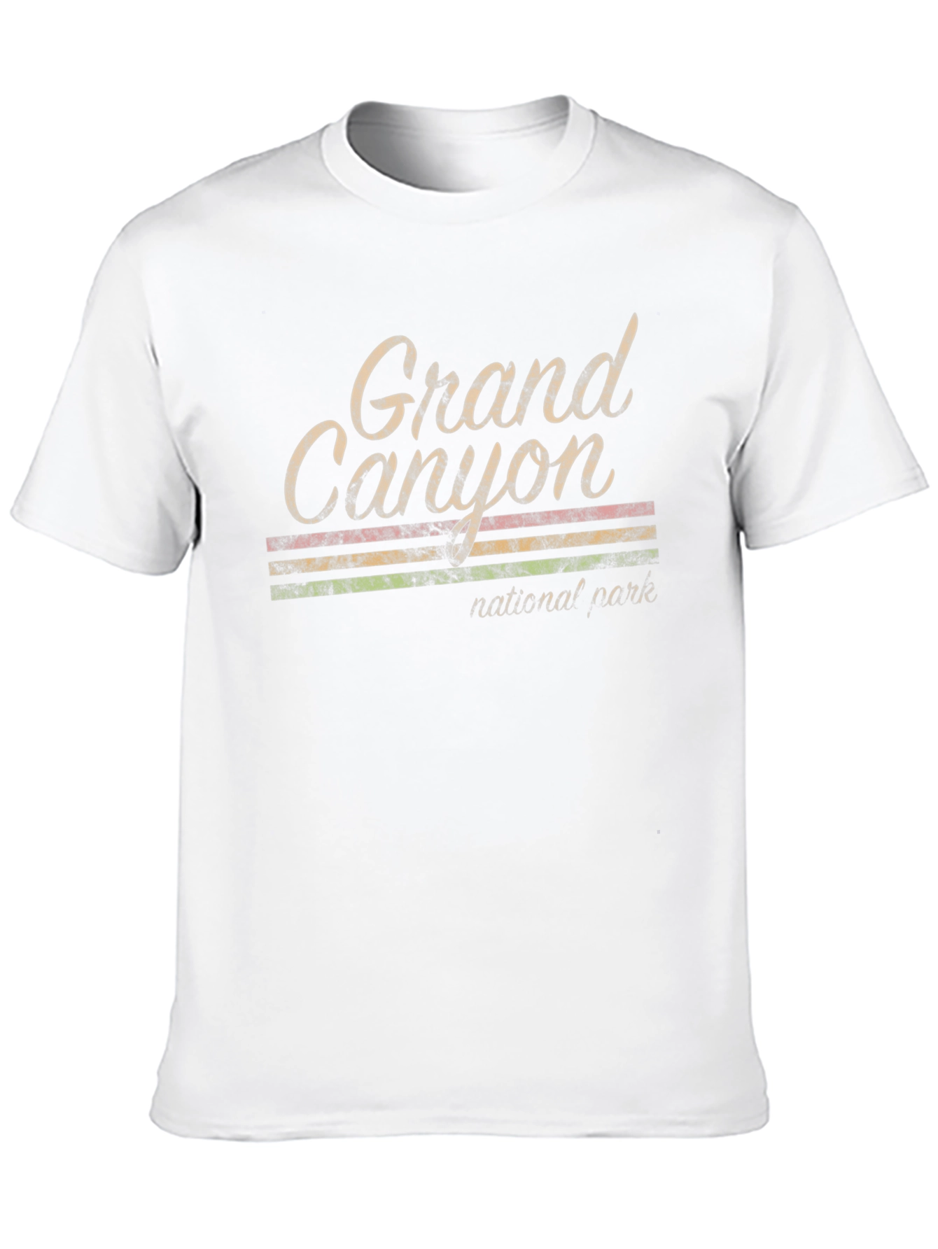 Black Grand Canyon Retro Graphic T-Shirt view 10