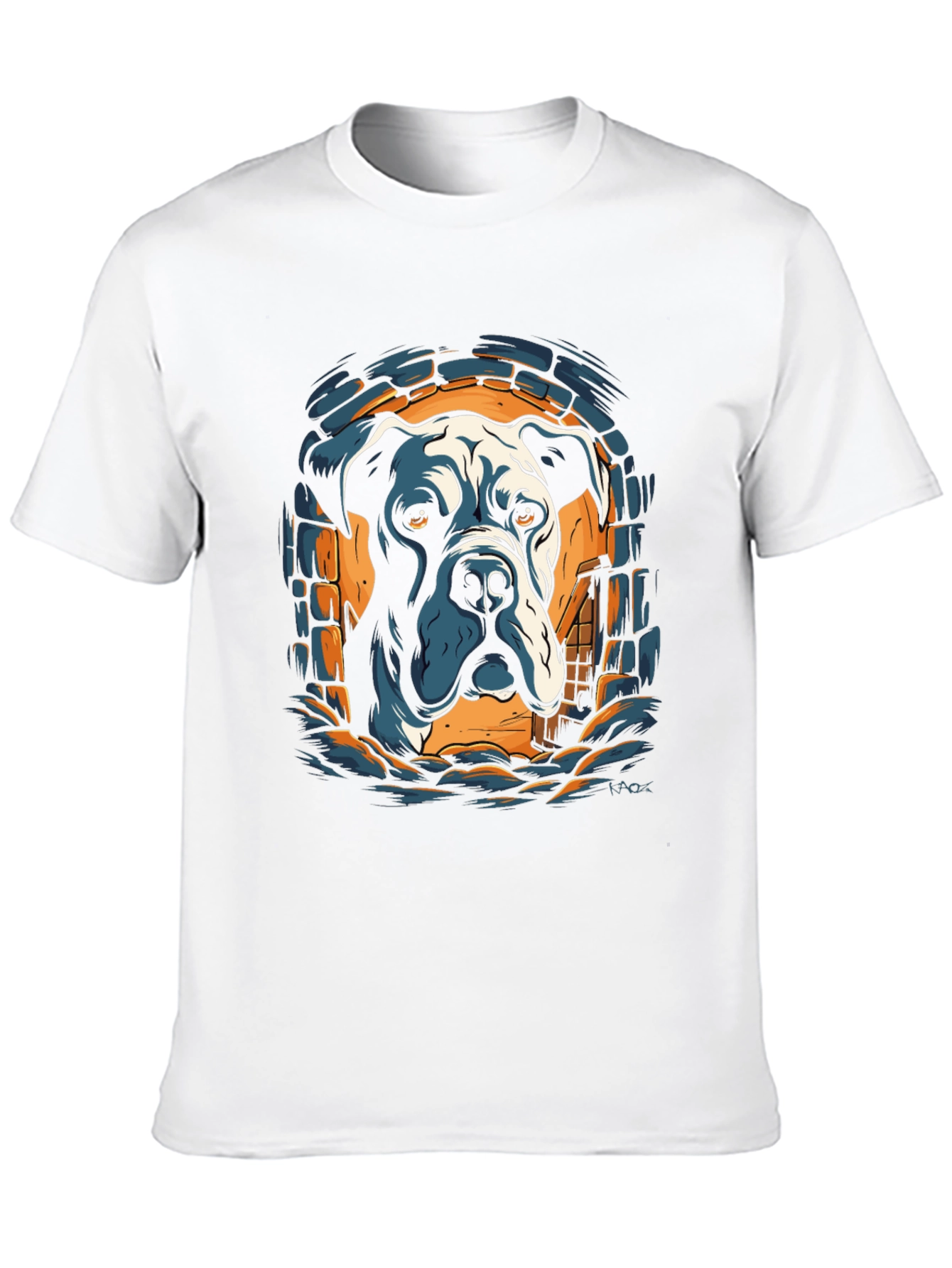 Black Dog Breed T-Shirt - Great Dane Design view 10