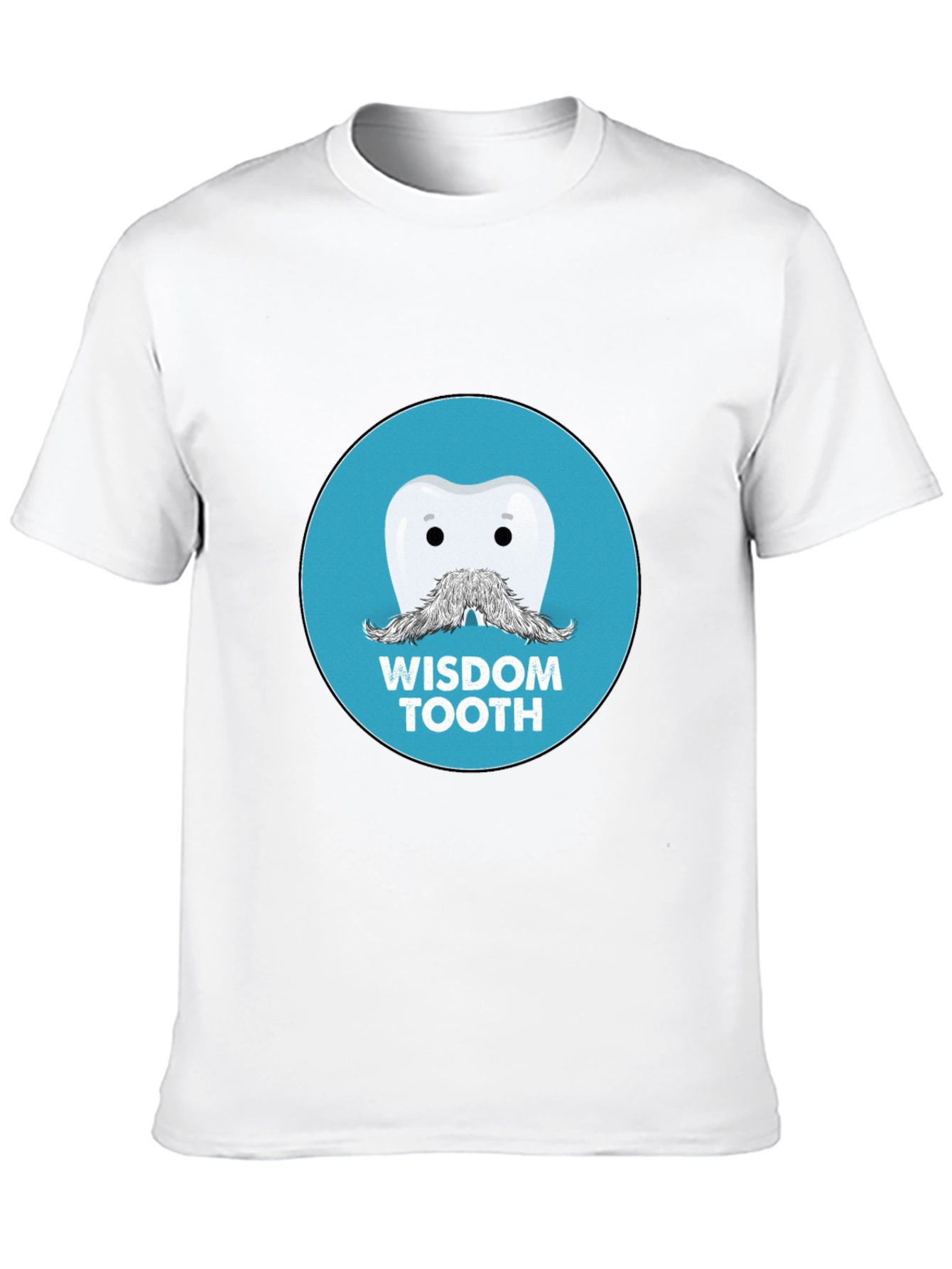 Black Wisdom Tooth Graphic Tee - Funny Dentist Humor Shirt view 10