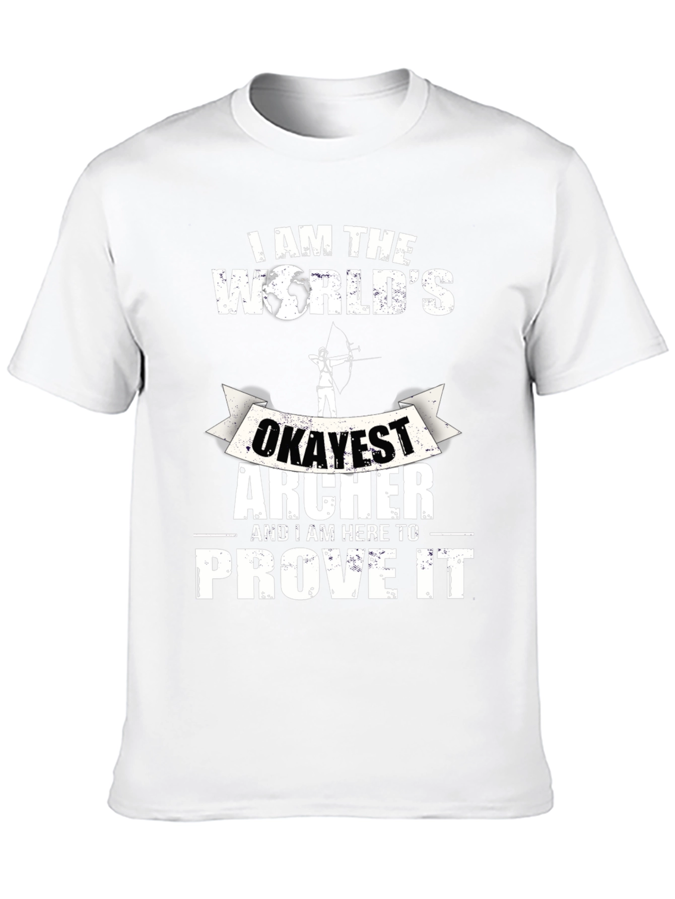 Black Okayest Archer T-Shirt - Novelty Graphic Tee view 10
