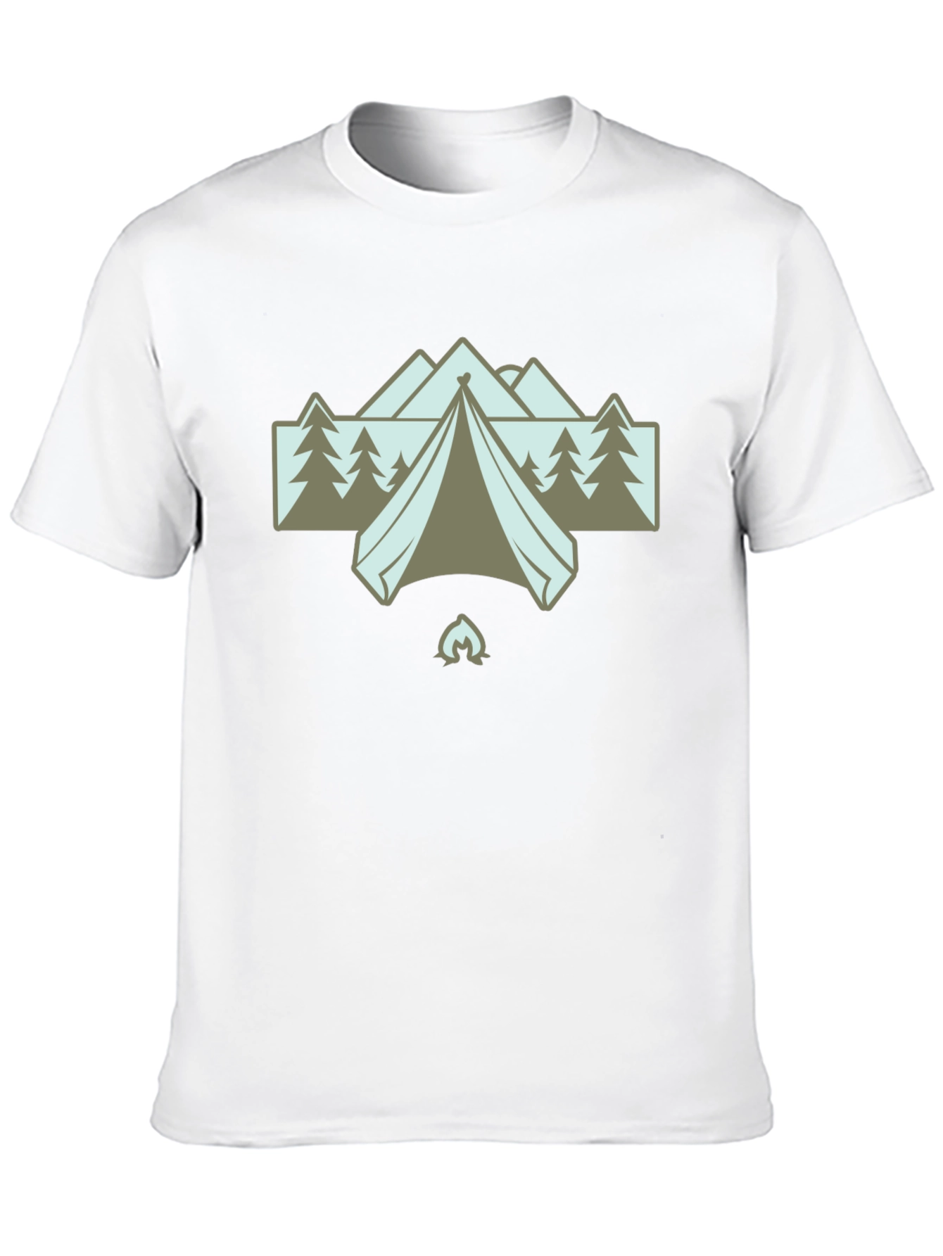 Black Camping Adventure T-Shirt - Outdoors Graphic Tee view 10
