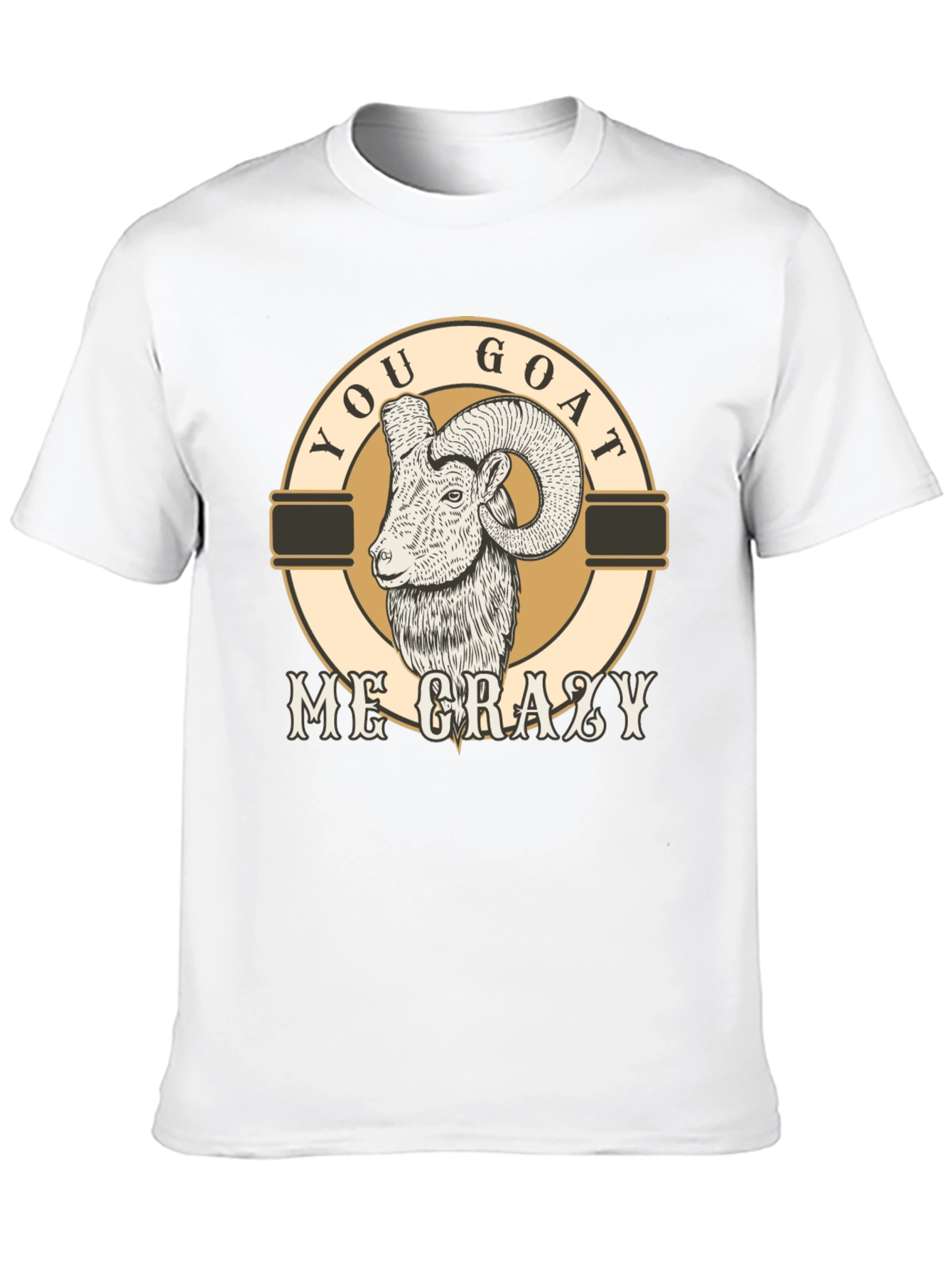 Black You Goat Me Crazy Graphic T-Shirt view 10