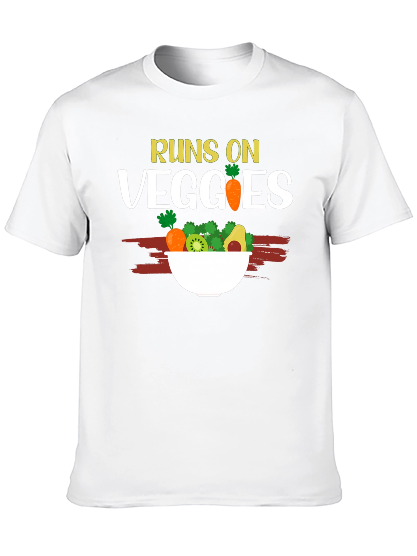 Runs On Veggies T-Shirt - Vegan Friendly - 10