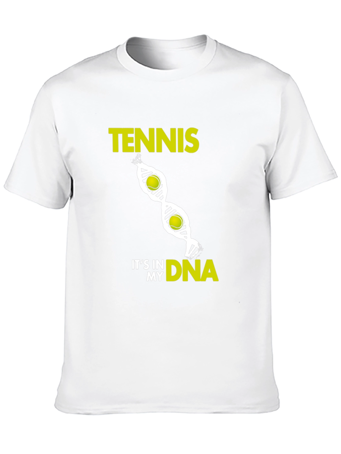 Black Tennis DNA Black T-Shirt - Ace Your Style! view 10