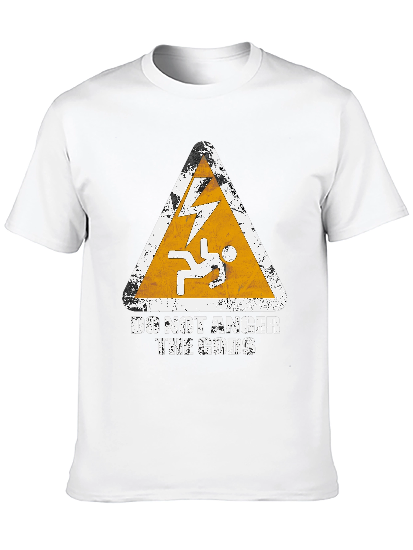 Black Do Not Anger the Gods Graphic Tee - Black view 10