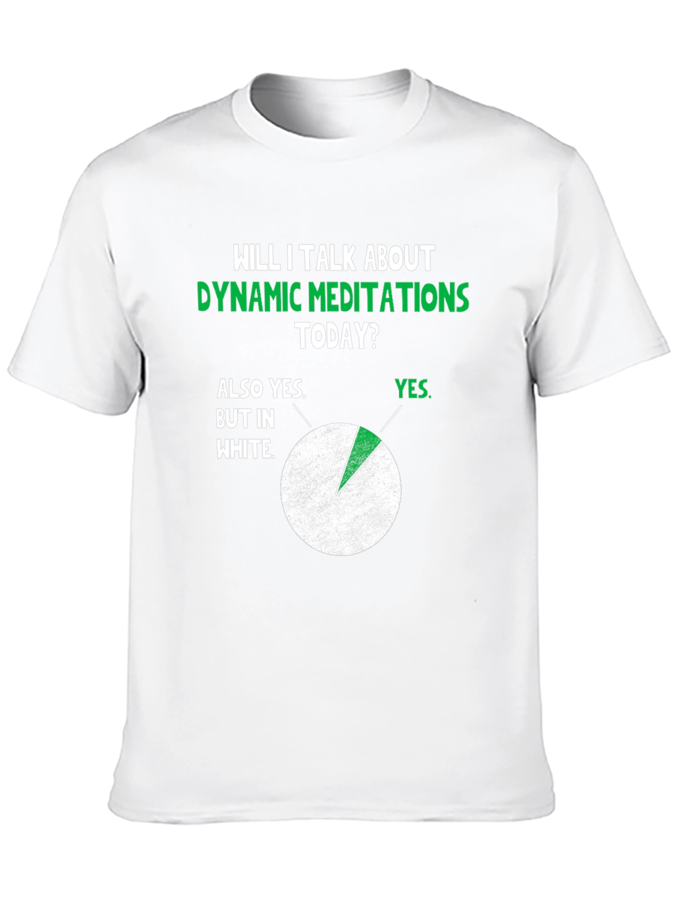 Black Dynamic Meditations Humor T-Shirt view 10