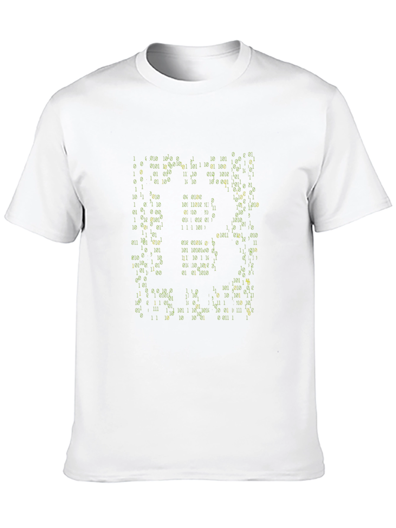 Black Binary Code T-Shirt - Geek Chic Tee view 10