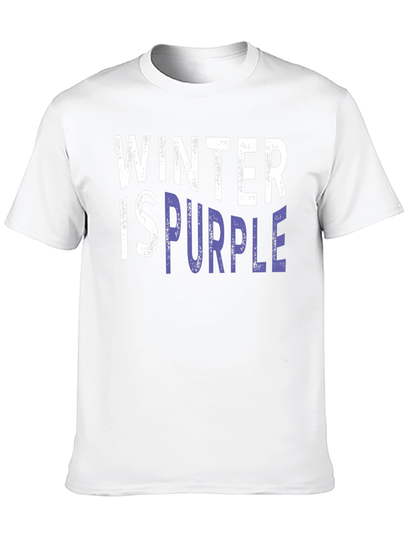Black Winter is Purple Graphic T-Shirt view 10