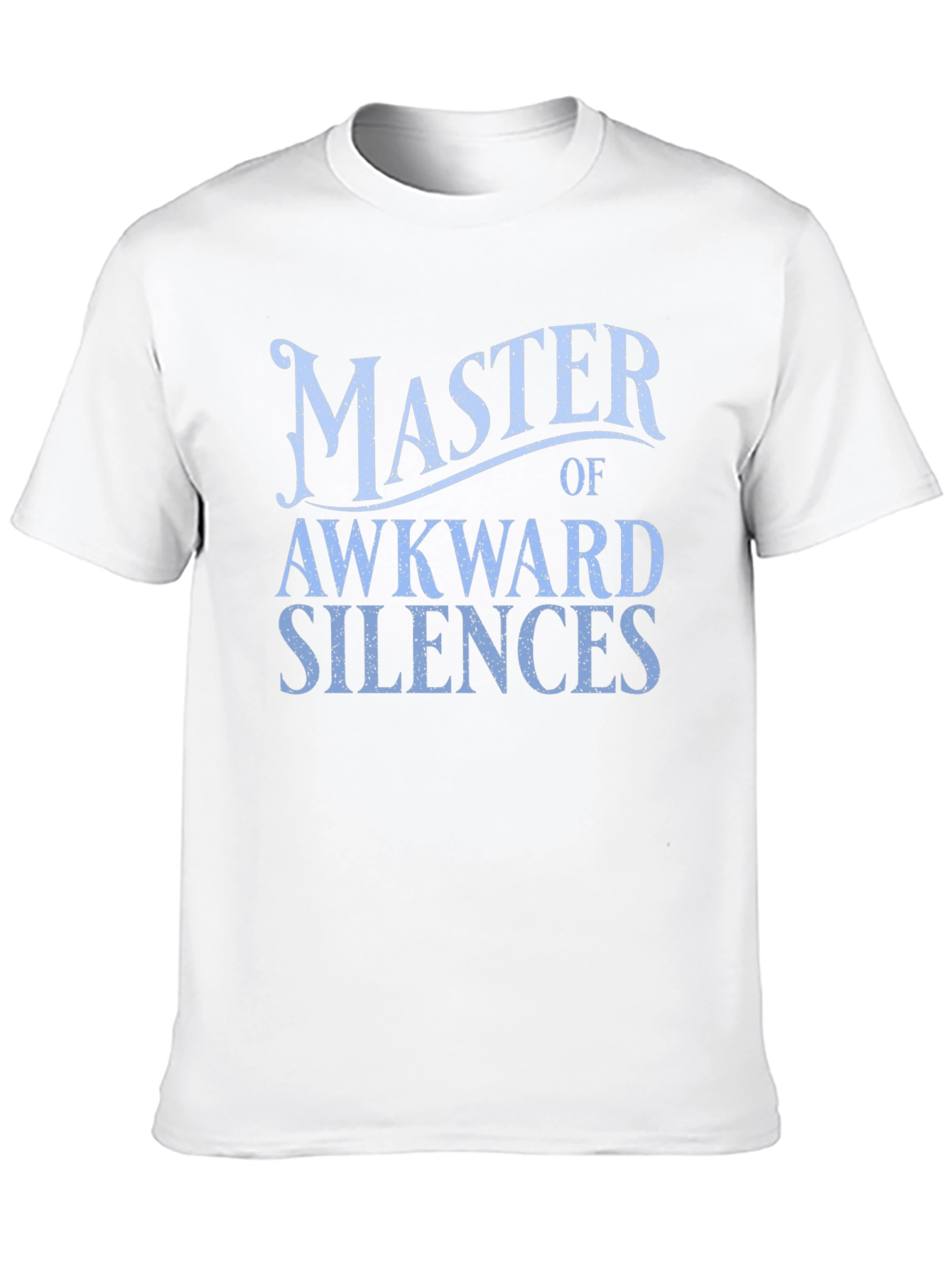 Black Awkward Silences Graphic Tee - Funny Humor T-Shirt view 10