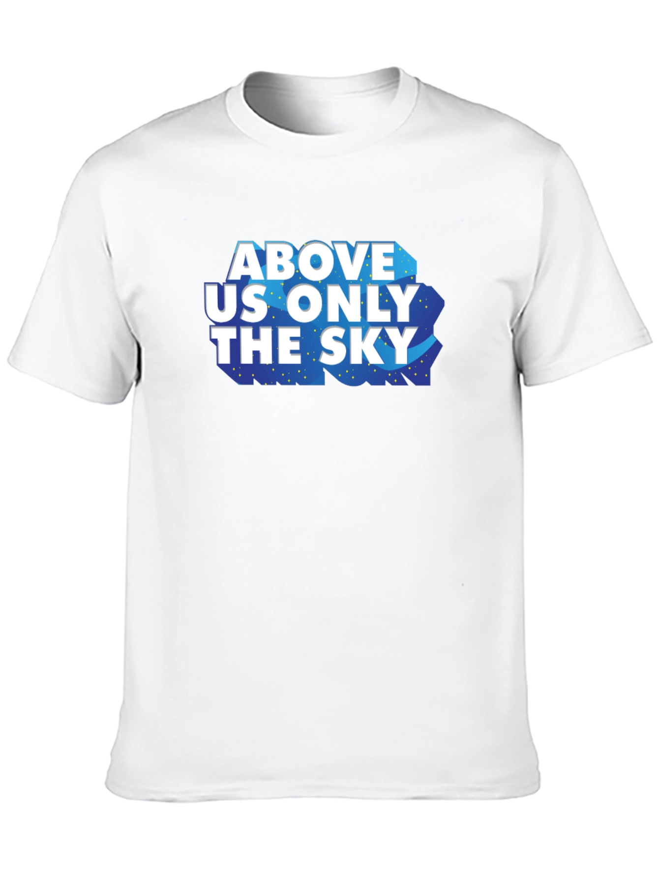 Black Above Us Only The Sky Graphic Tee view 10