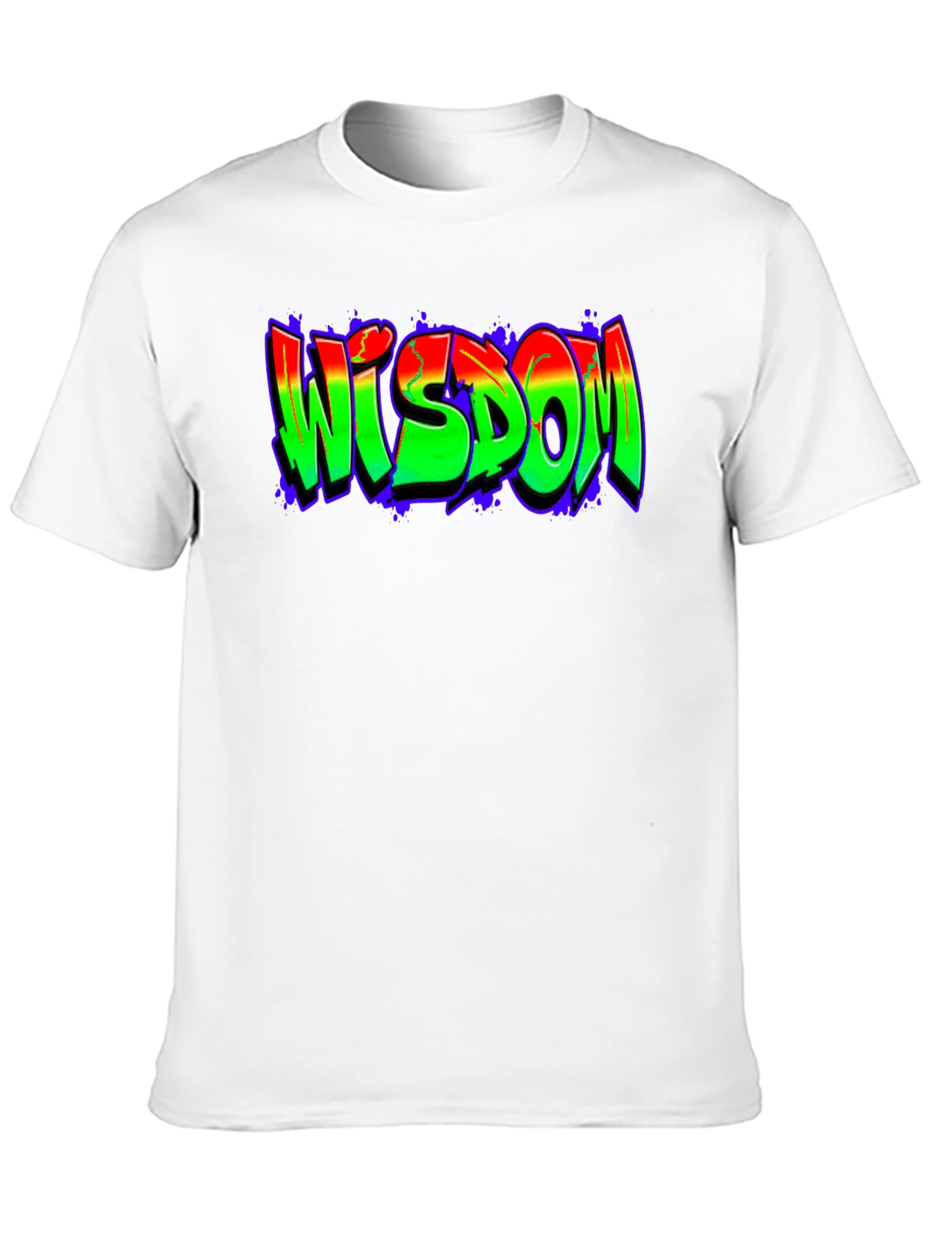 Black Wisdom Graffiti T-Shirt - Urban Streetwear view 10