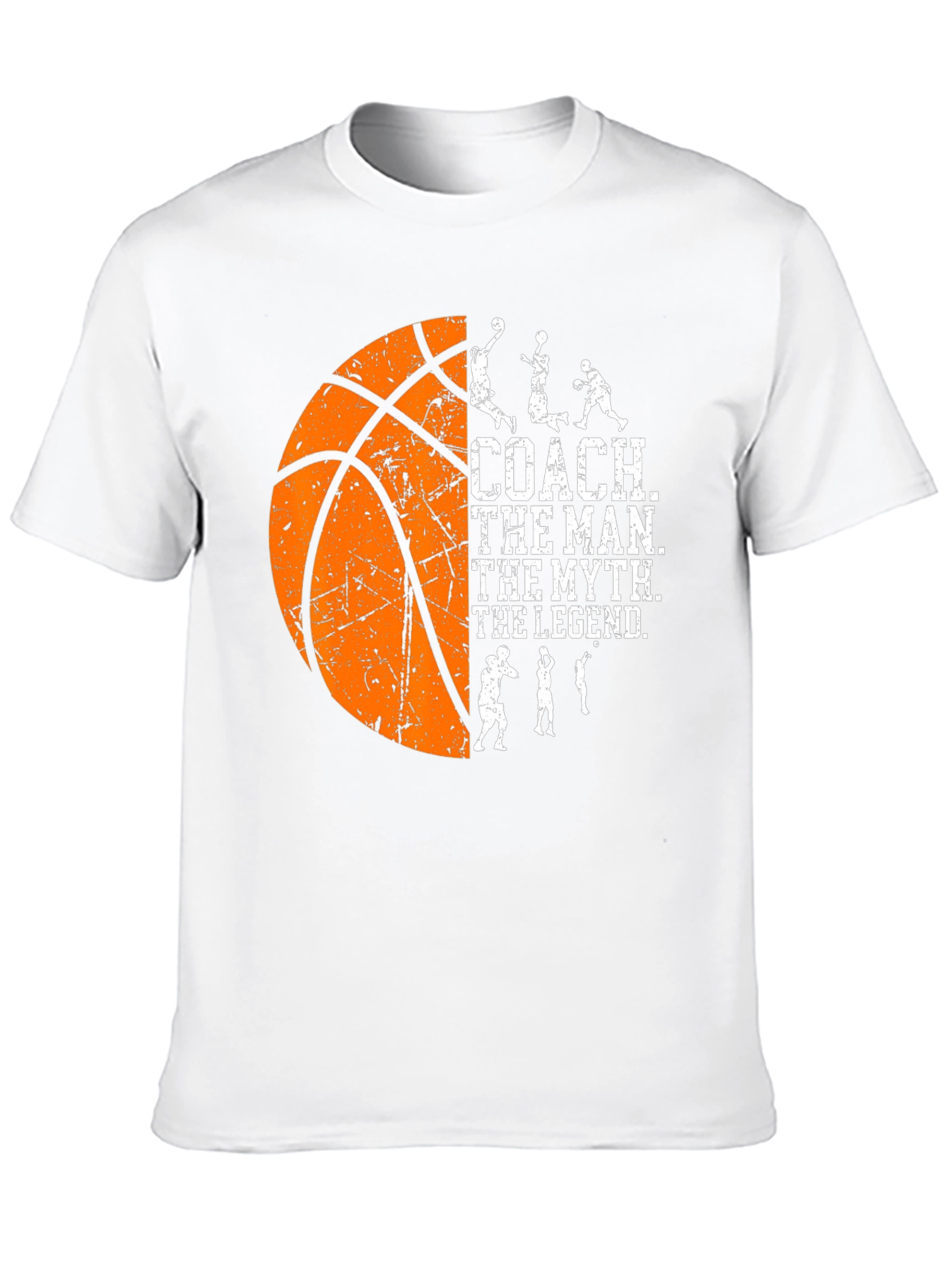 Black Basketball Coach Graphic Tee view 10