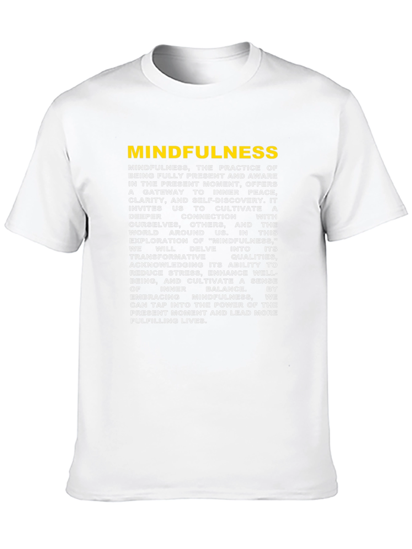 Mindfulness T-Shirt - Embrace the Present Moment - 10