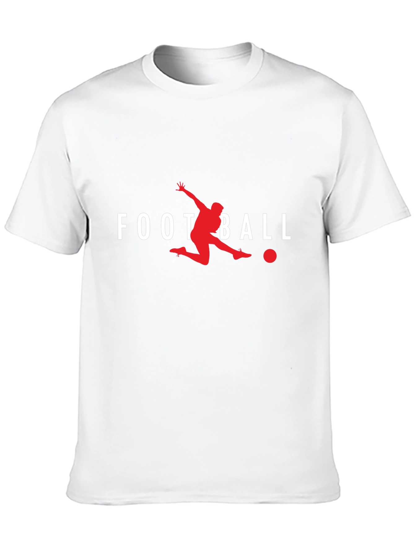 Black Football Graphic Tee - Stylish Black T-Shirt view 10