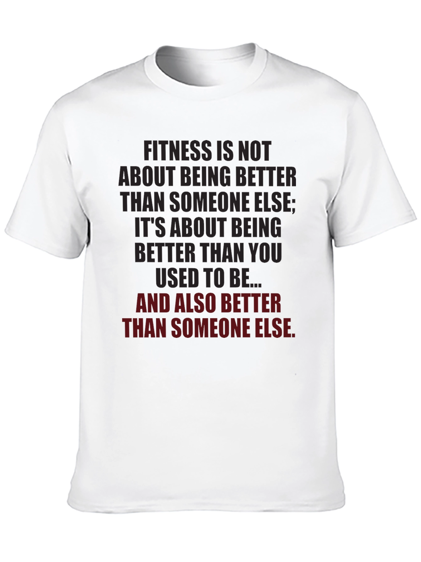 Black Fitness Motivation T-Shirt - Be Better Than You Were view 10