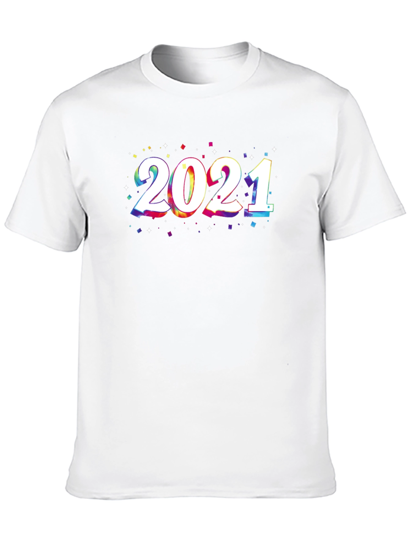 Black 2021 Colorful Graphic Print T-Shirt view 10