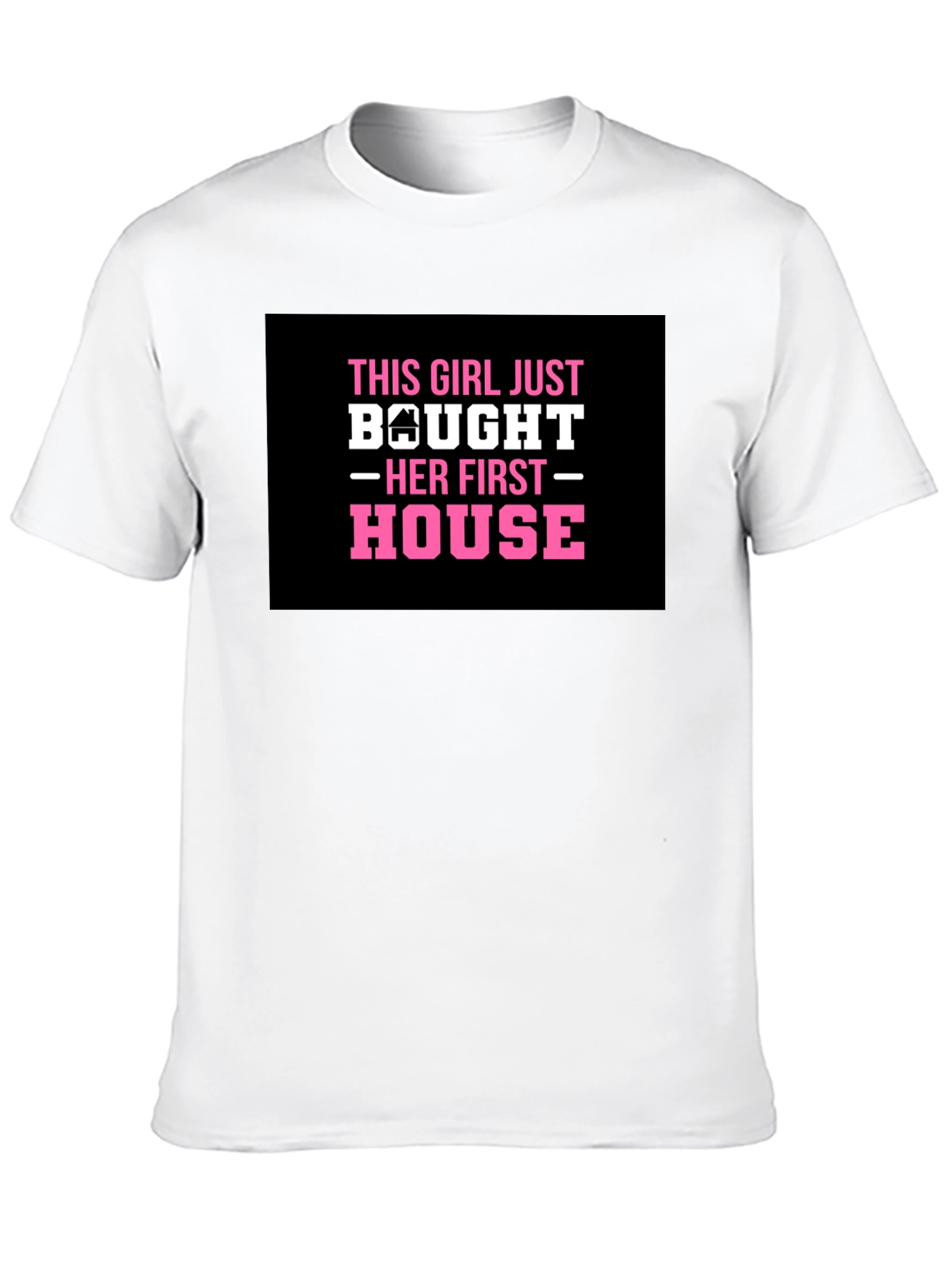 Black New Homeowner T-Shirt: This Girl Bought a House! view 10