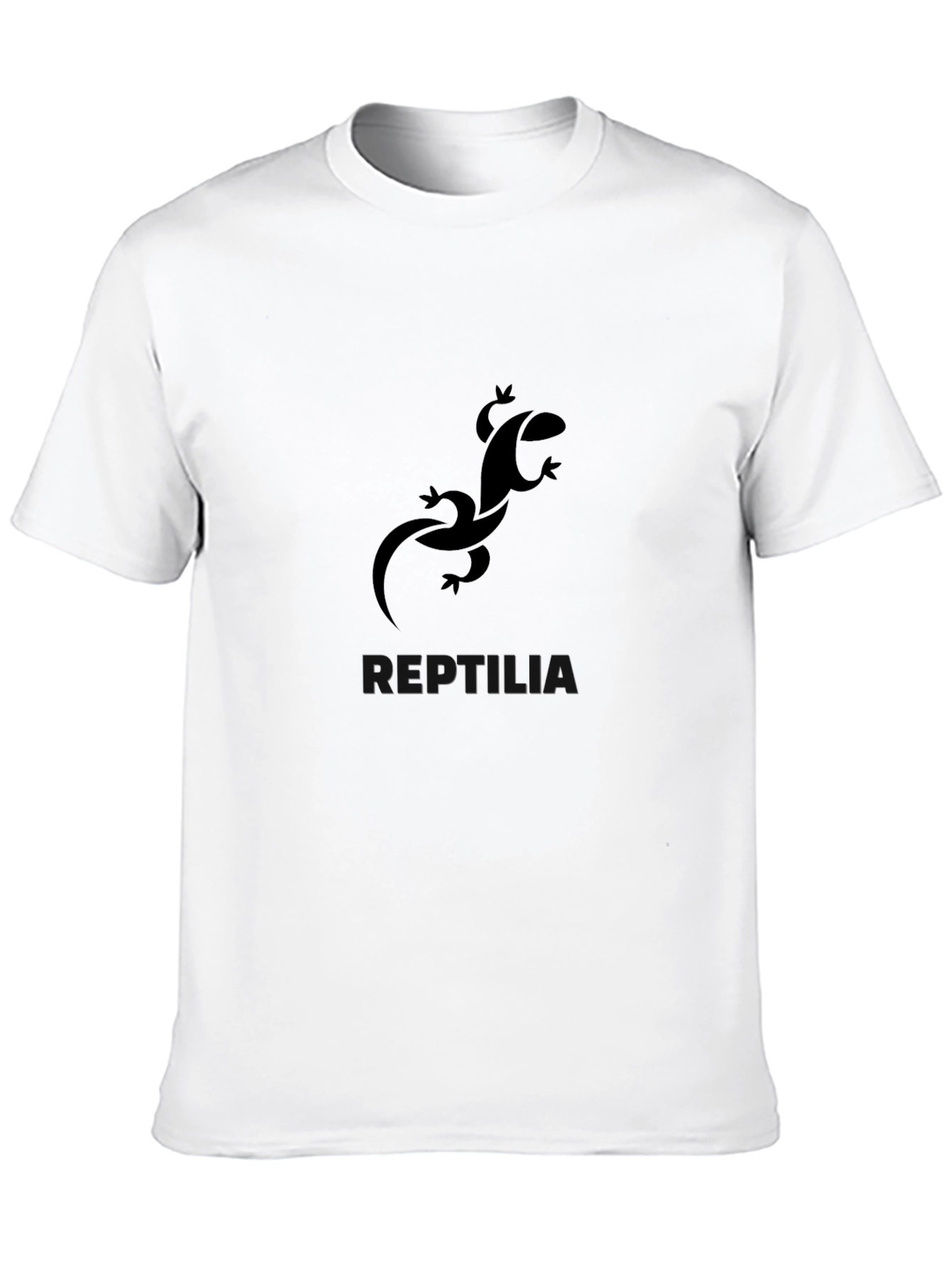 Black Reptilia Lizard Graphic T-Shirt view 10