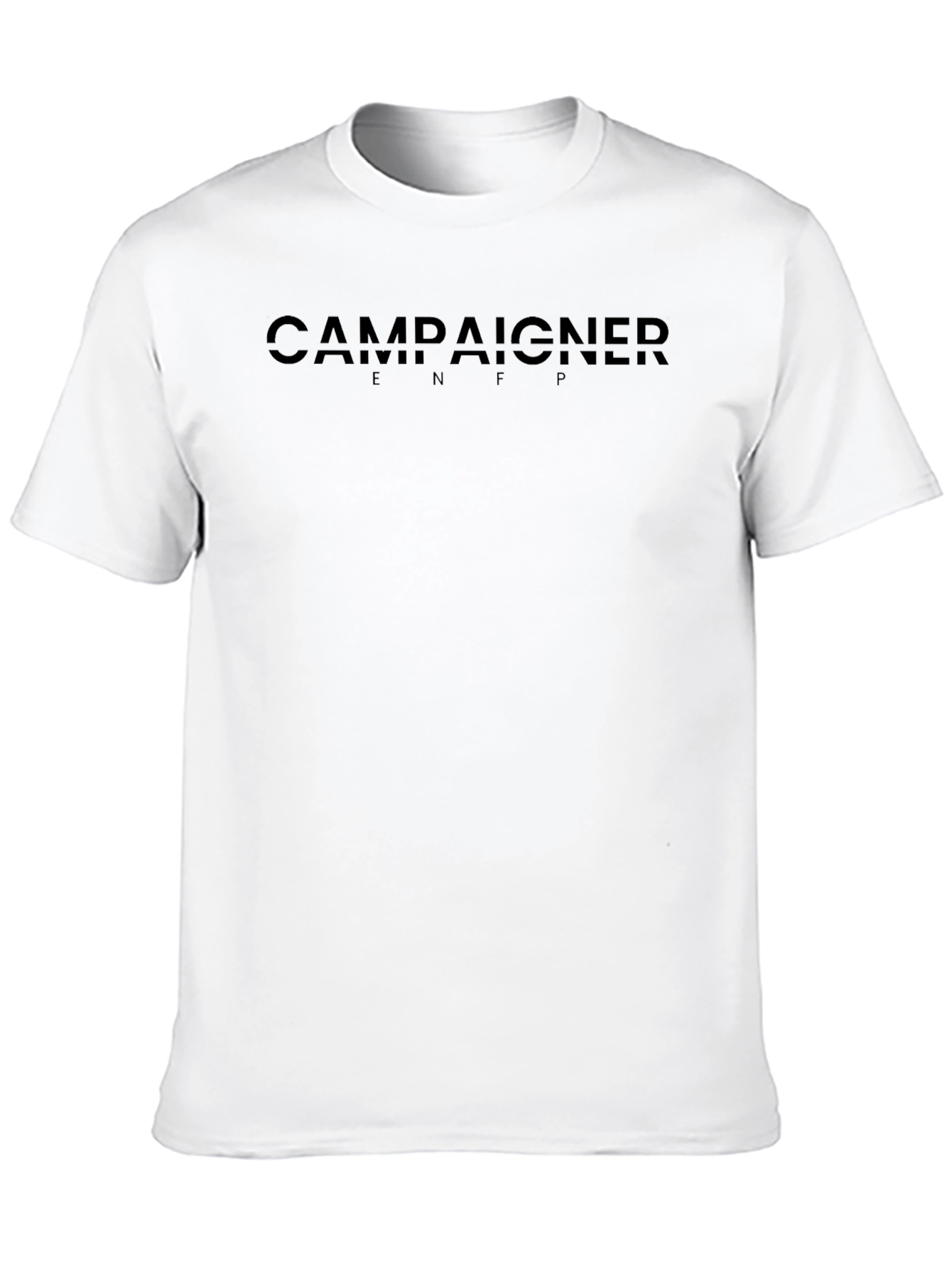 Black Campaigner ENFP Black T-Shirt view 10