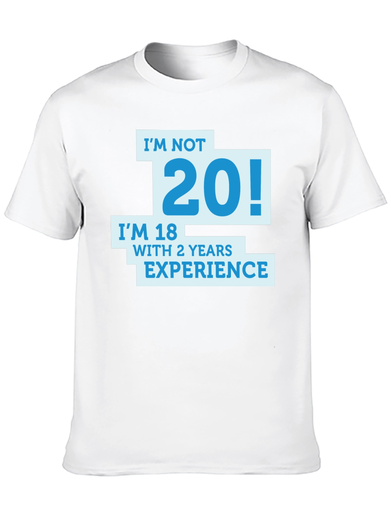 Black Funny I'm Not 20 T-Shirt view 10