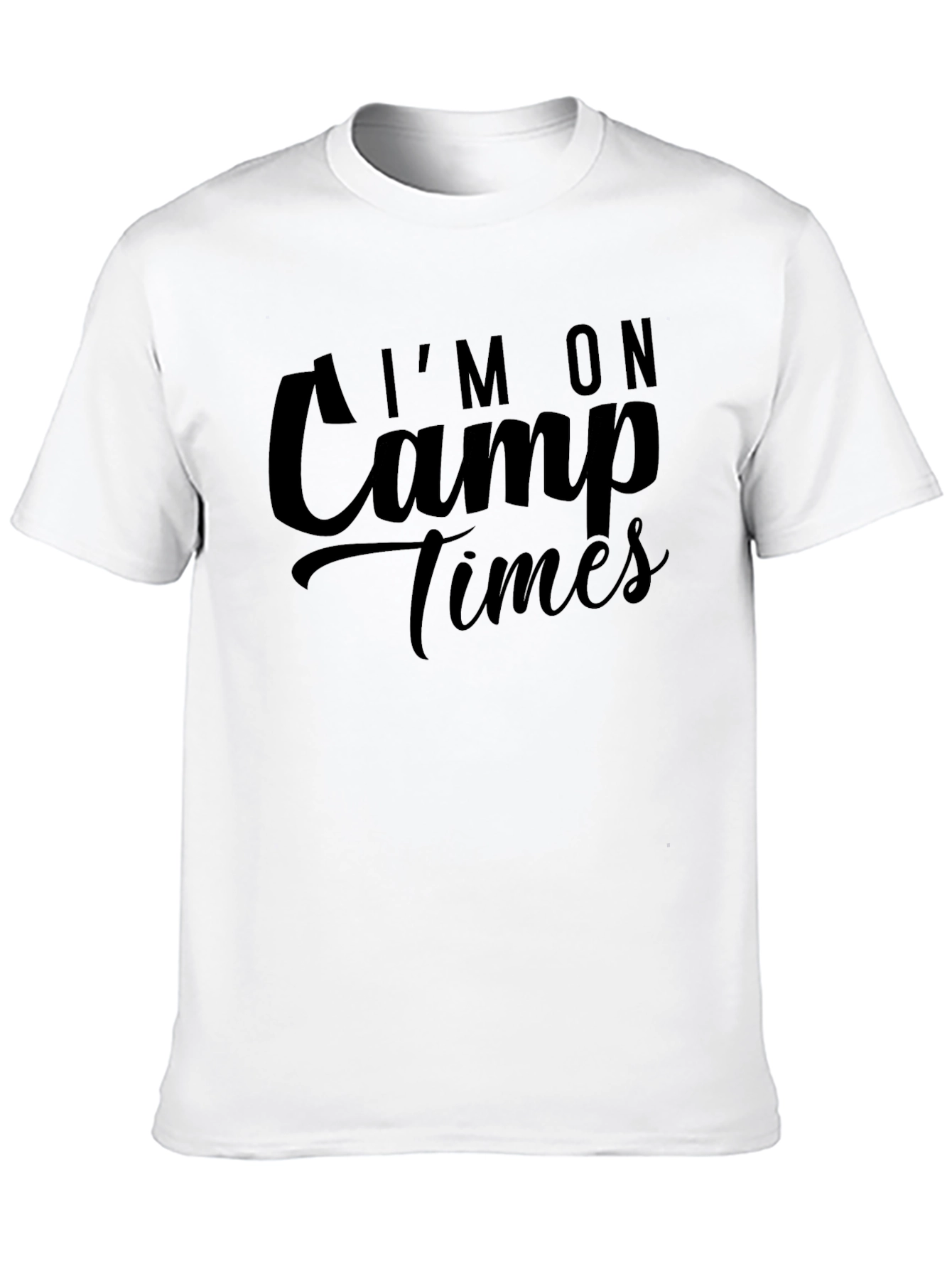 Black I'm On Camp Times Black Tee view 10