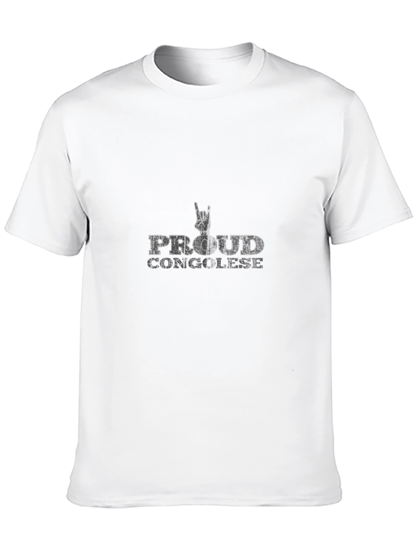 Proud Congolese Graphic T-Shirt - Black - 10
