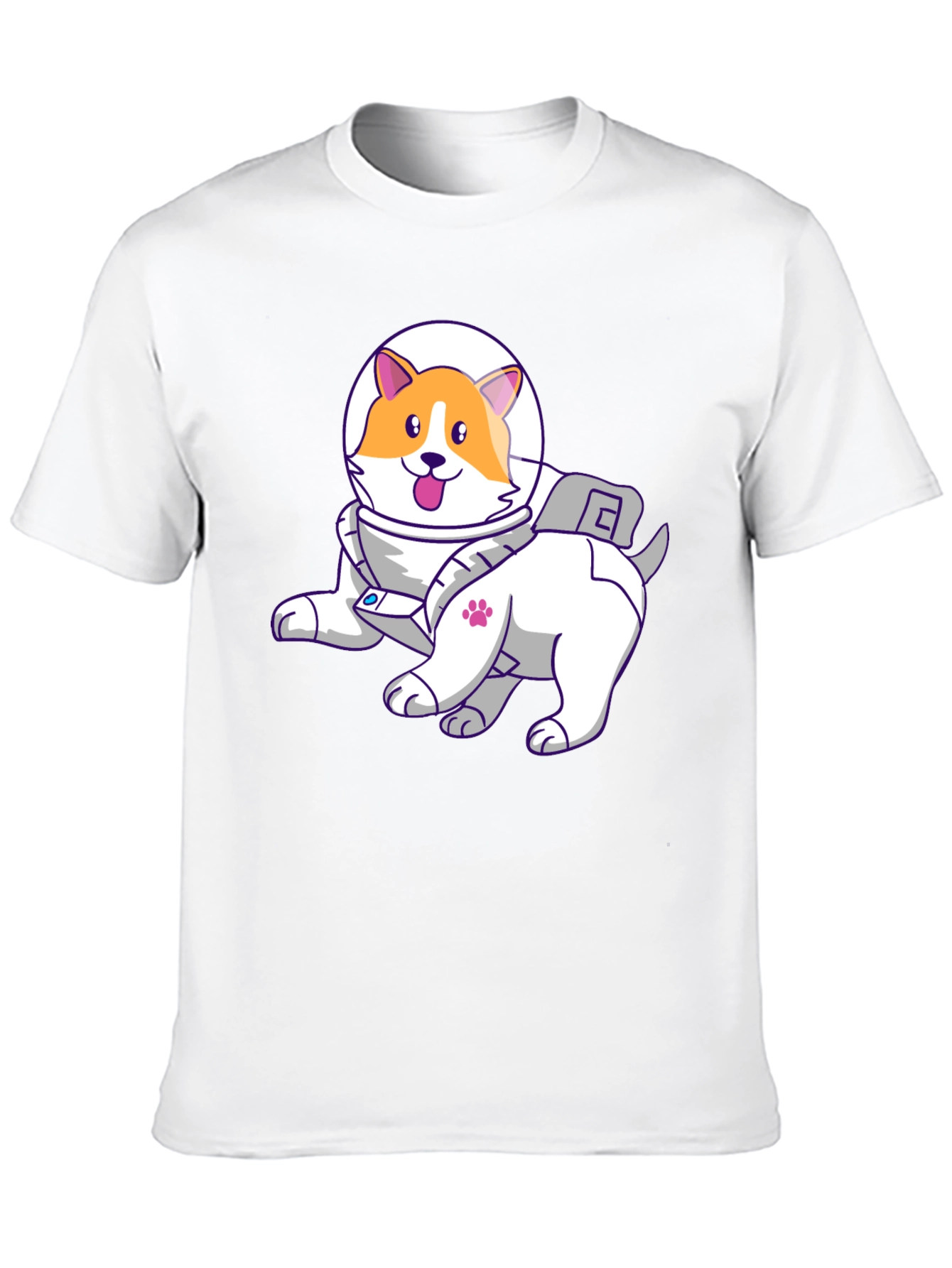 Black Dog Astronaut T-Shirt - Space Pup Tee view 10