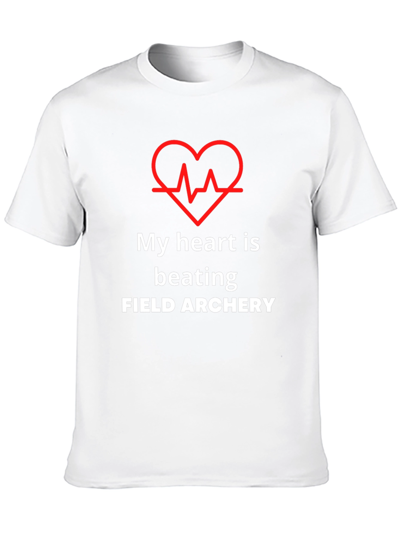 Black Field Archery Heartbeat T-Shirt view 10