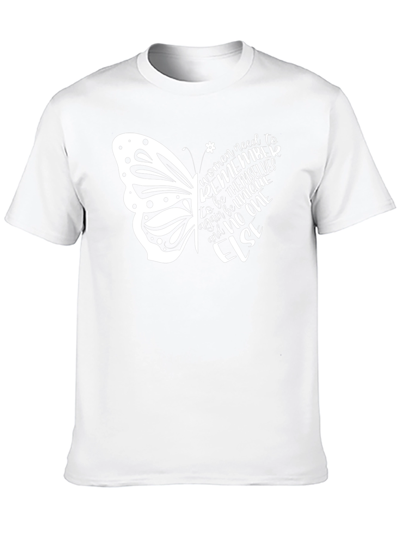 Black Butterfly Women Empowerment T-Shirt view 10