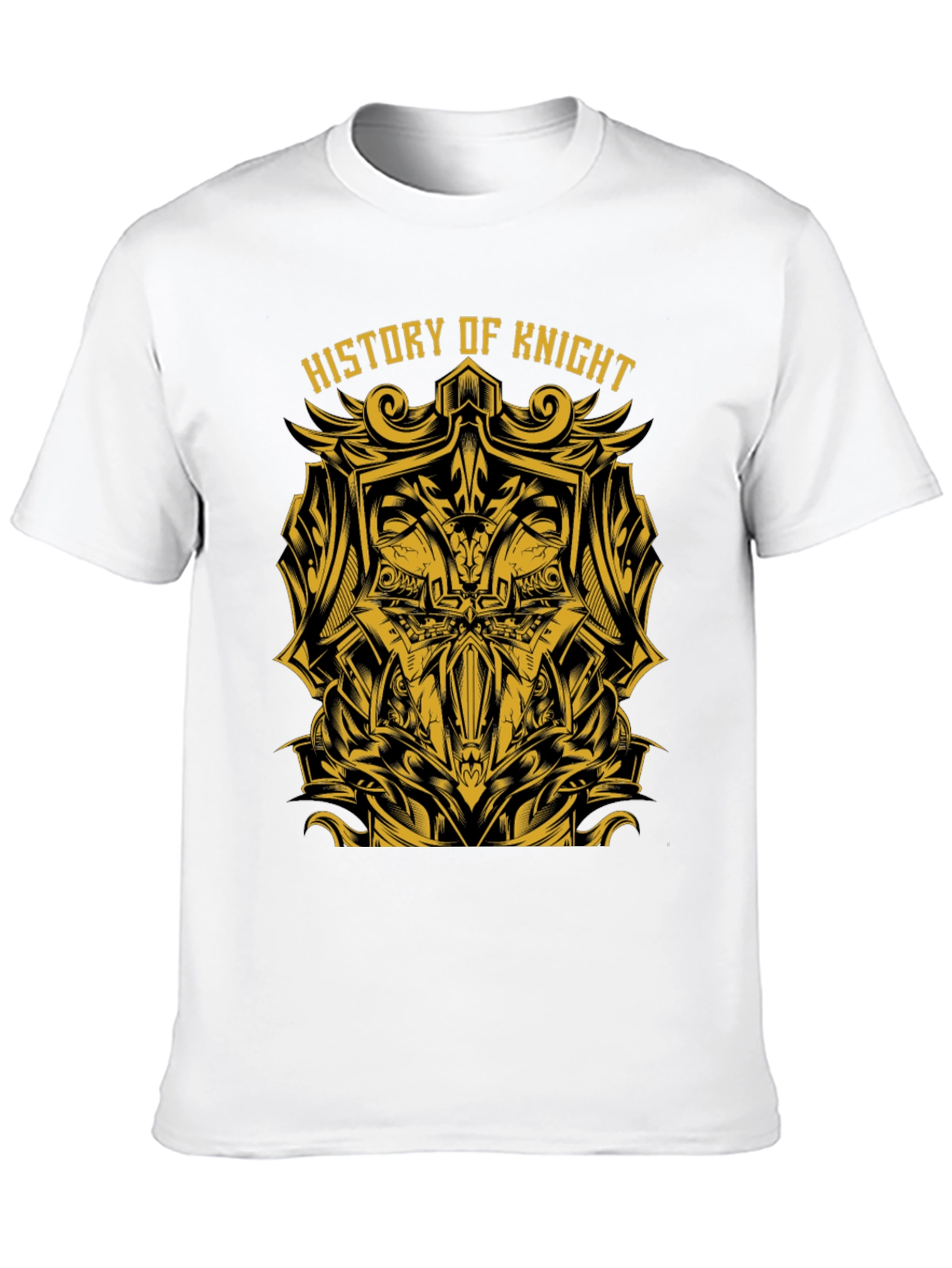 Black History of Knight Graphic Tee - Black view 10