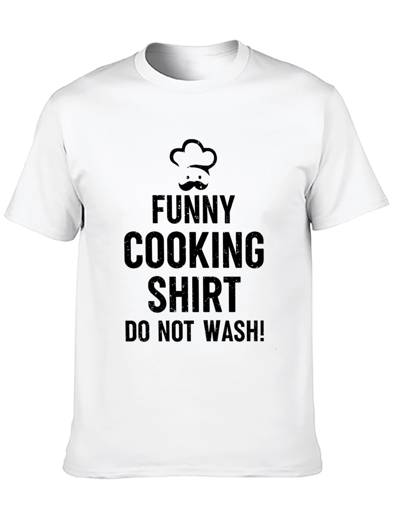 Black Funny Cooking Shirt - Do Not Wash Chef Tee view 10