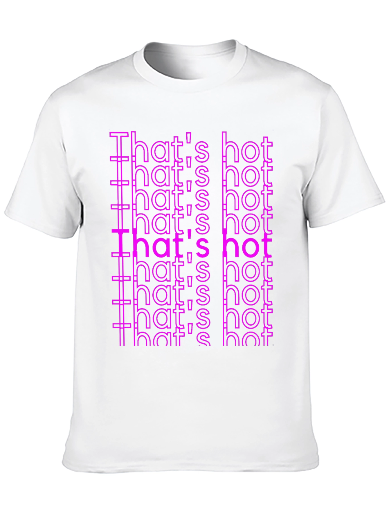 Black That's Hot Printed Graphic Tee - Black view 10