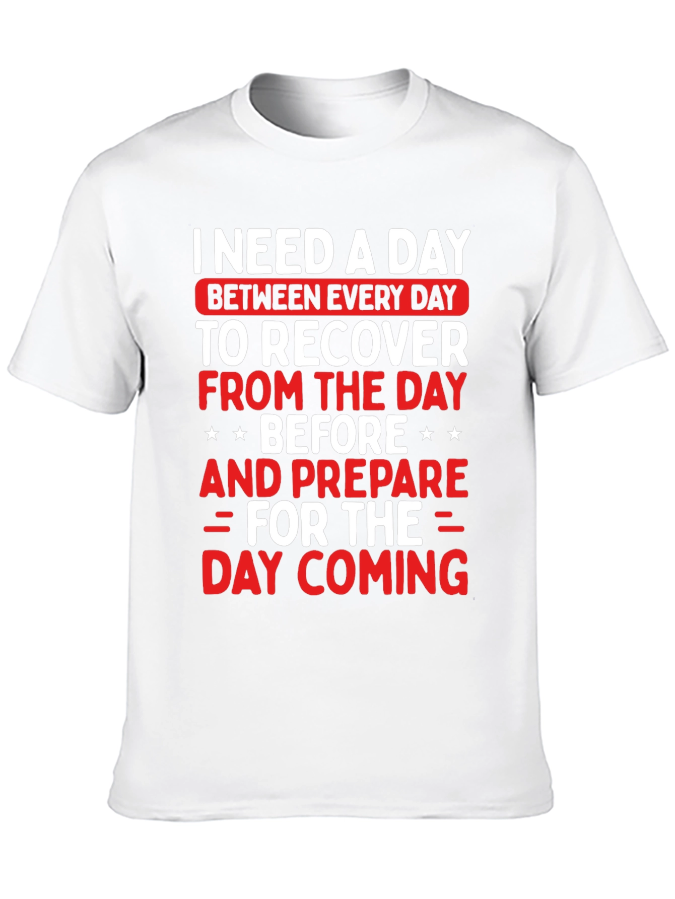 Black Funny Recovery Day T-Shirt view 10
