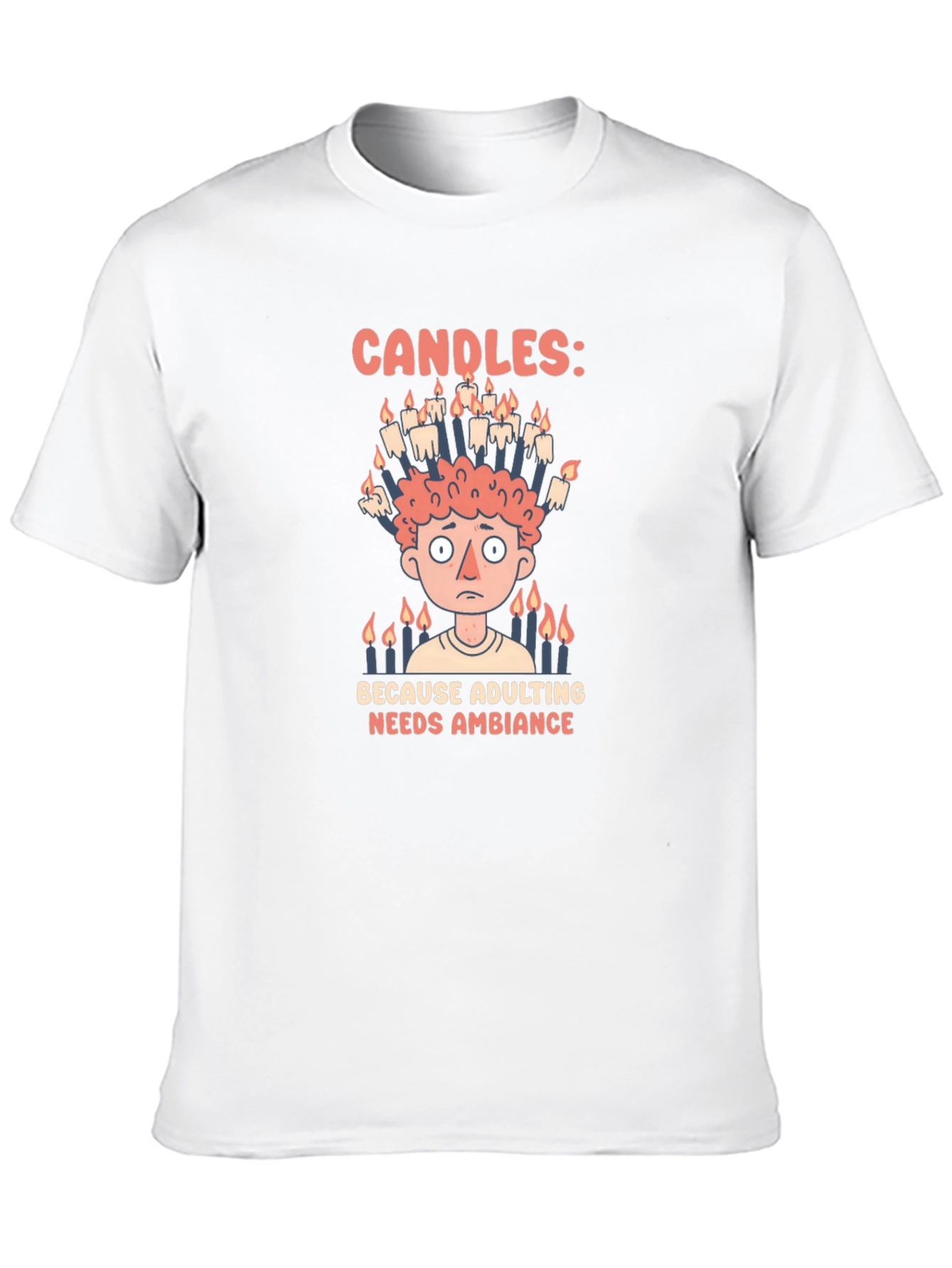 Black Candles: Because Adulting Needs Ambiance T-Shirt view 10