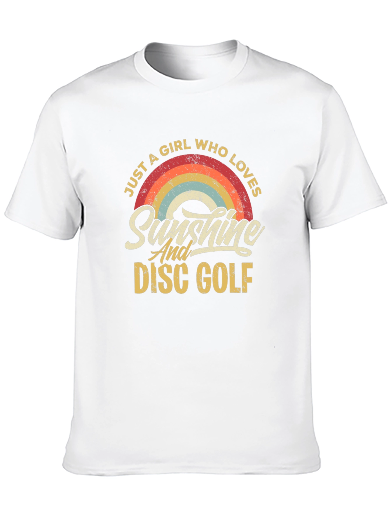 Black Sunshine & Disc Golf Graphic Tee view 10