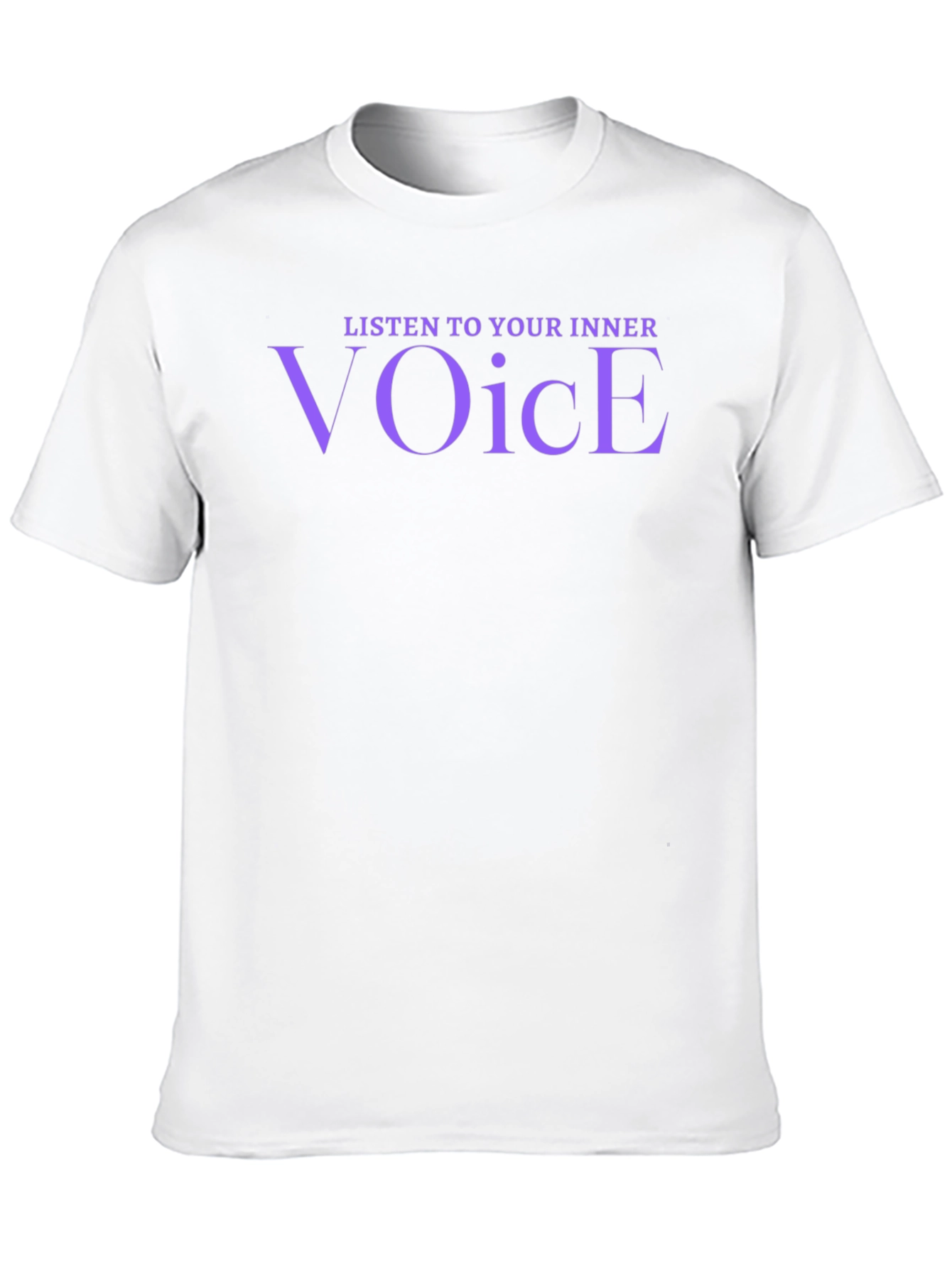 Black Listen to Your Inner Voice Graphic Tee view 10