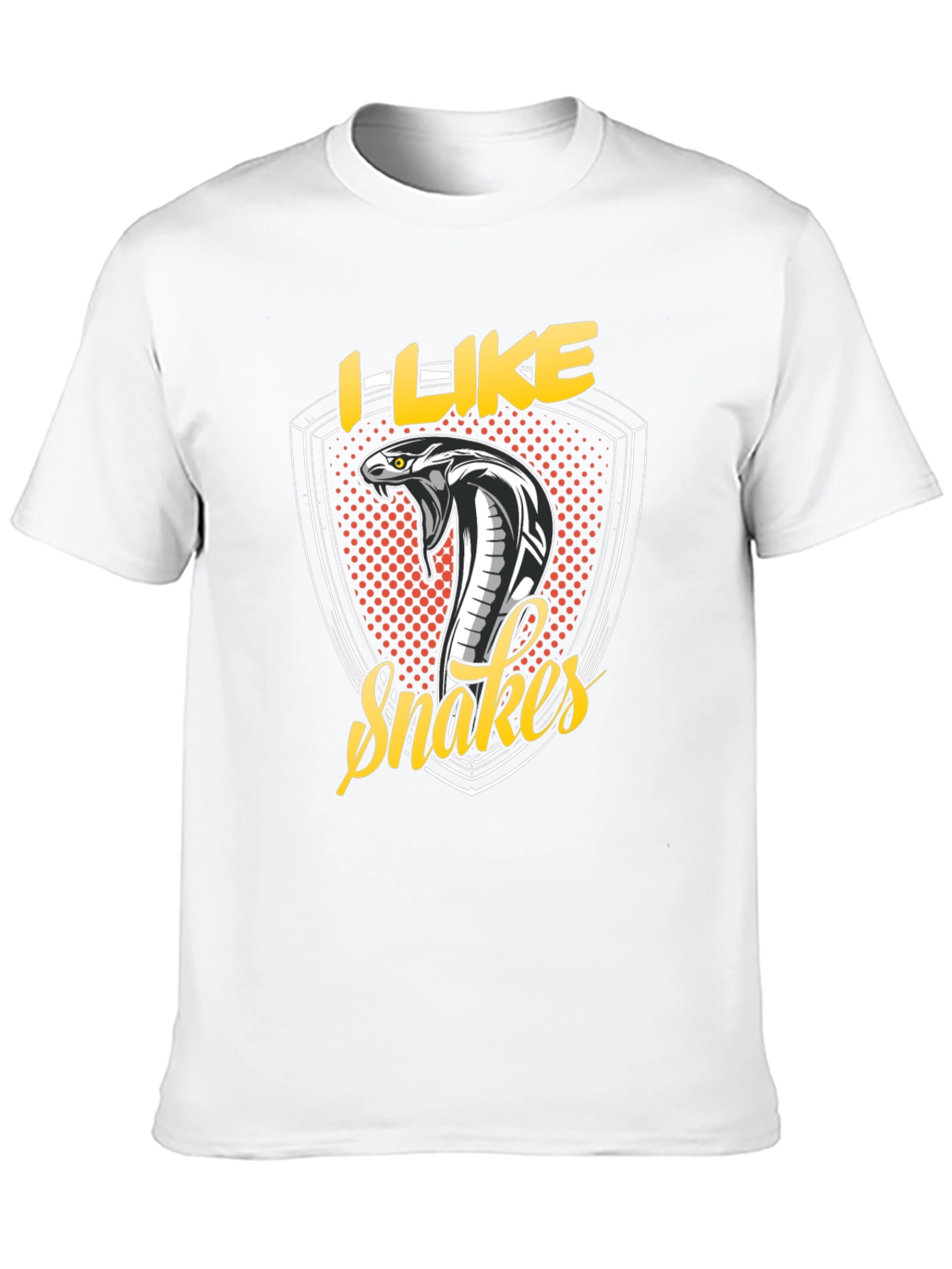Black I Like Snakes Graphic Tee - Black view 10