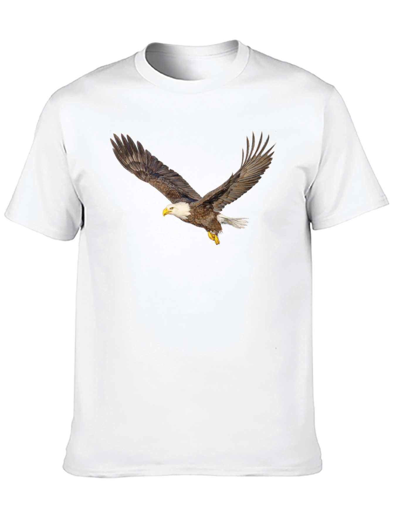 Black Black T-Shirt with Eagle Print view 10