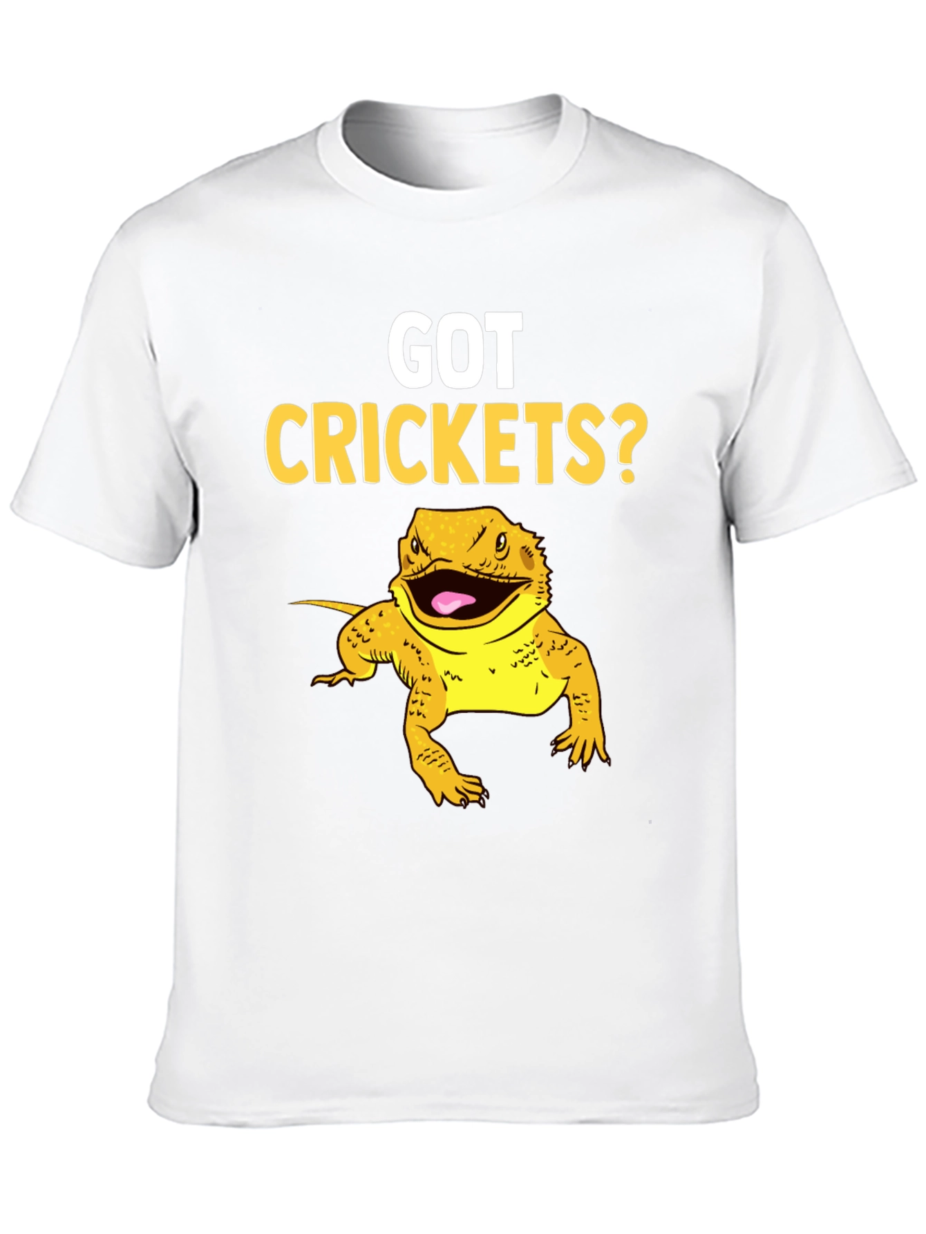 Black Got Crickets? Bearded Dragon Pet T-Shirt view 10